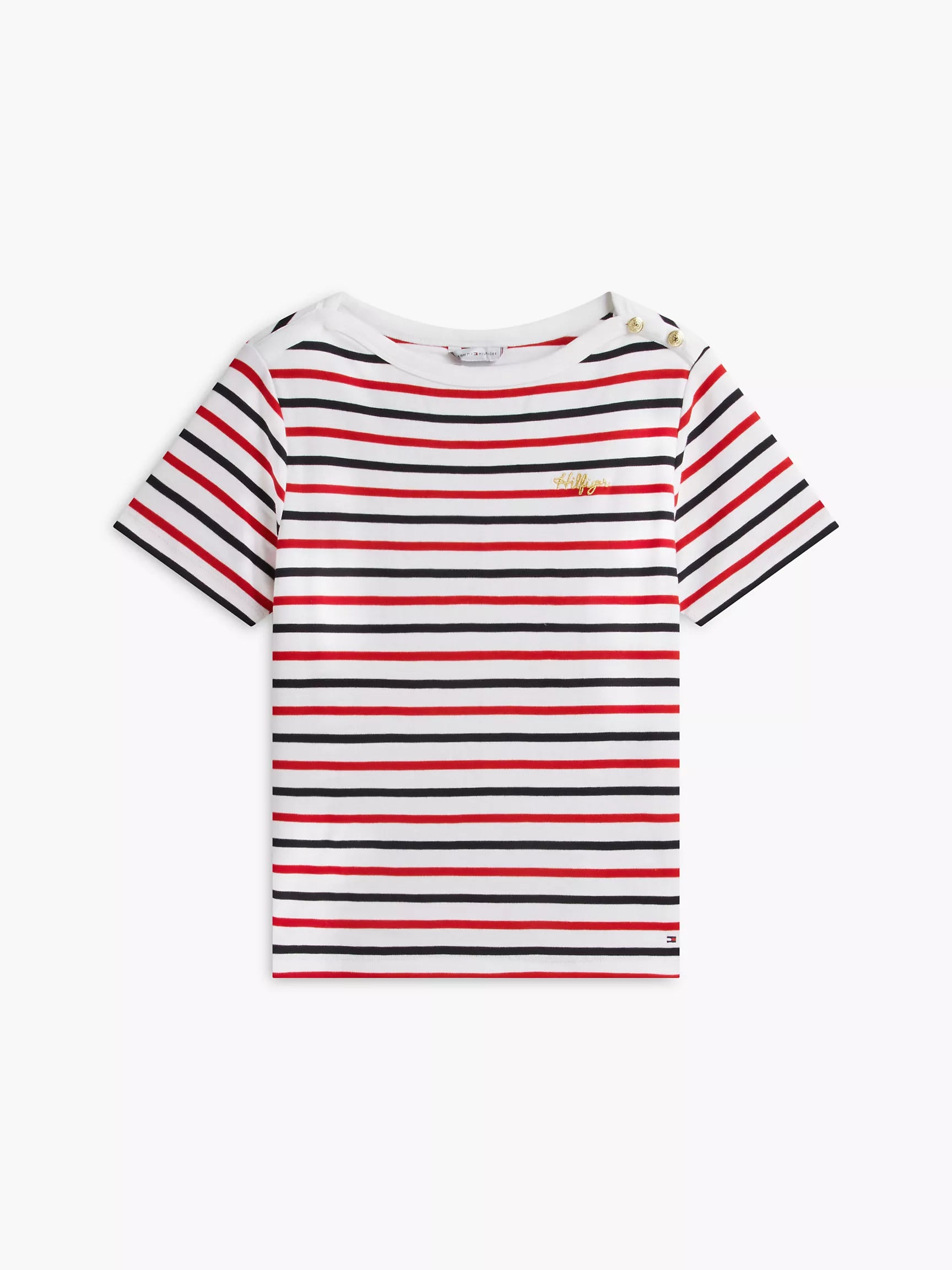 Ecru / Medium Red / Navy Multi