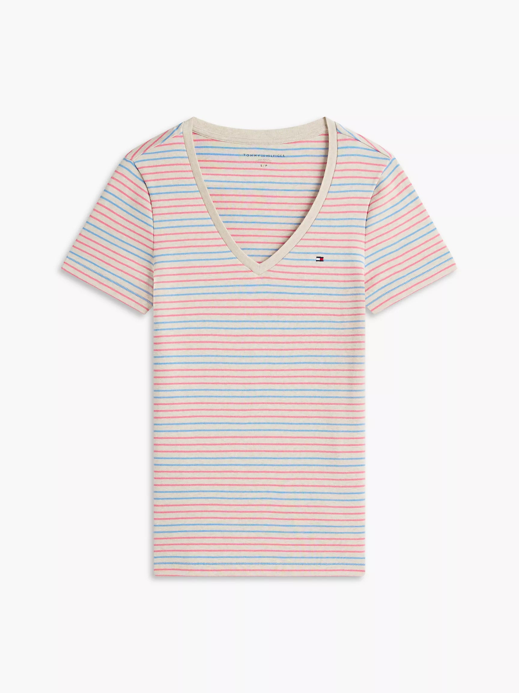 Beige Heather Stripe