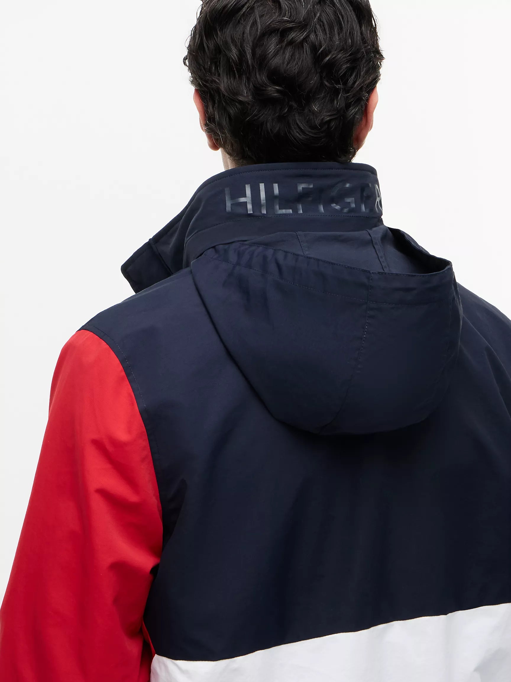Navy/White/Red Colorblock