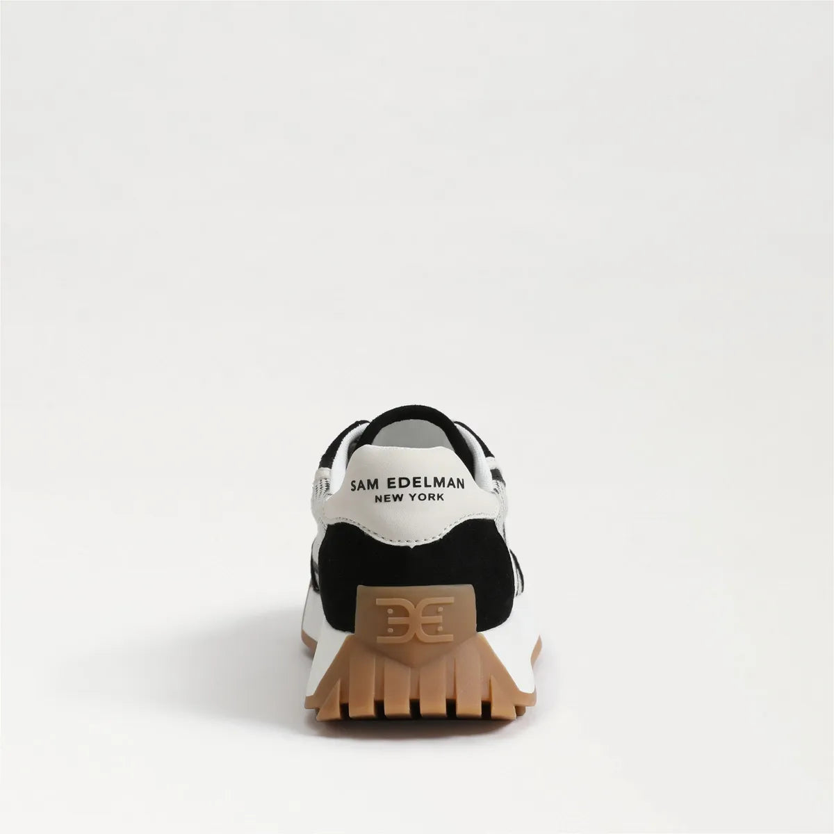 Black Suede/White Leather