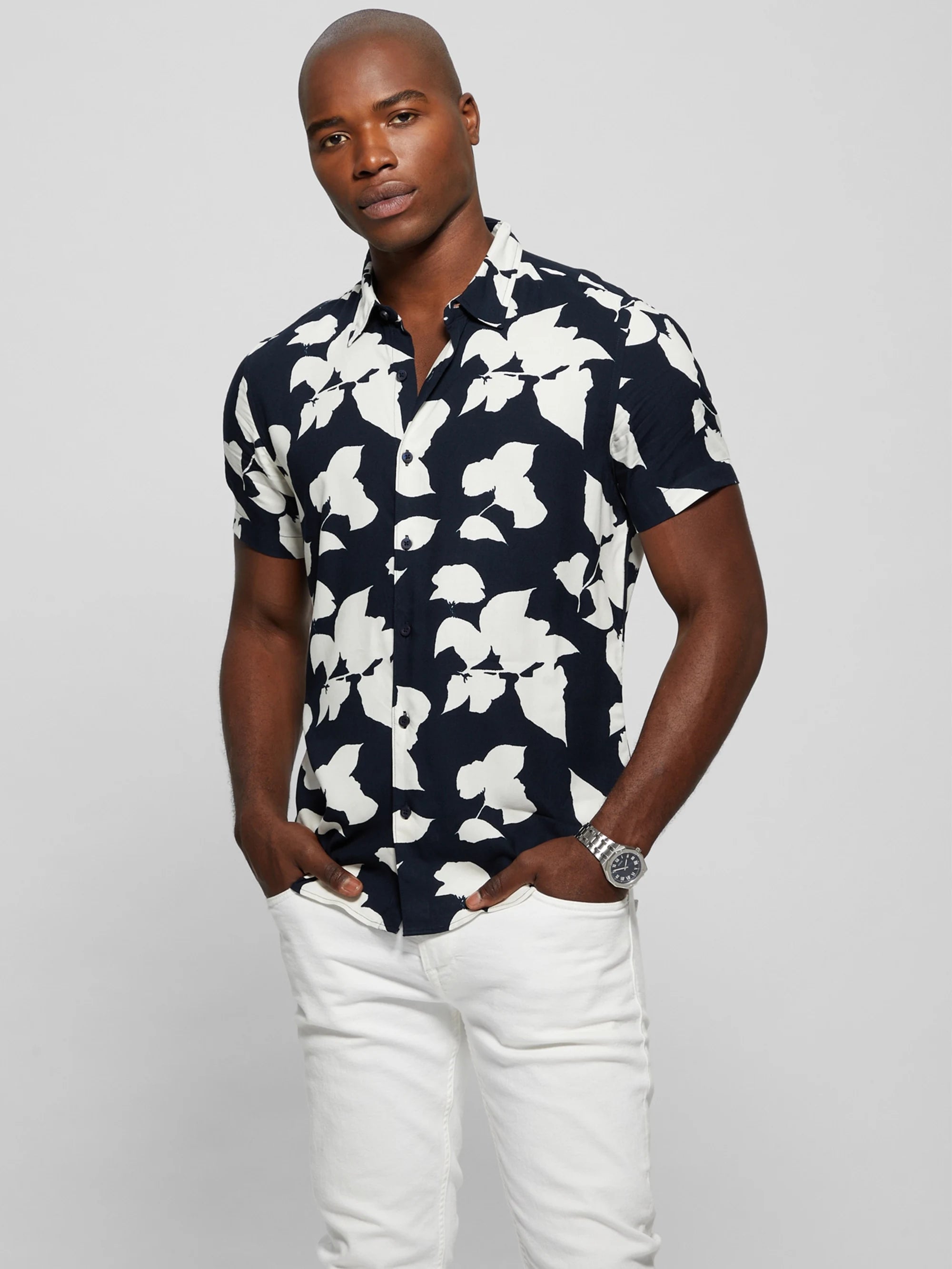 Shadow-Block Floral Smart