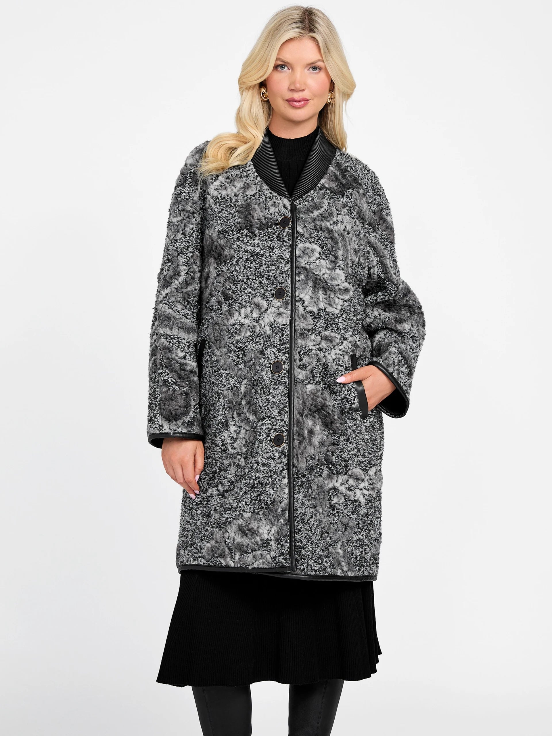 Floral Paisley Jacq Blk C