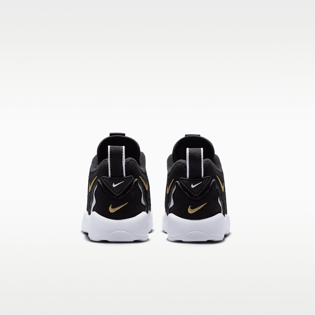 Black/White/Metallic Gold