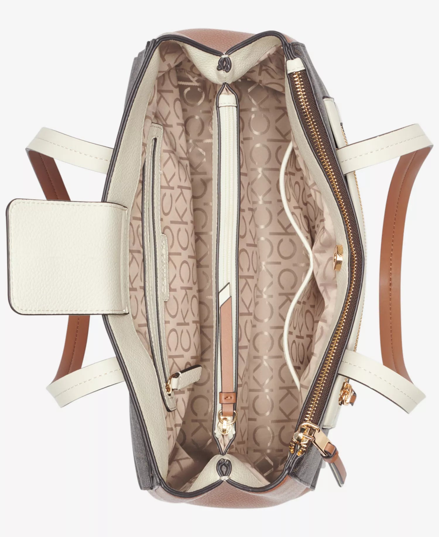 Brown Khaki/Caramel/White