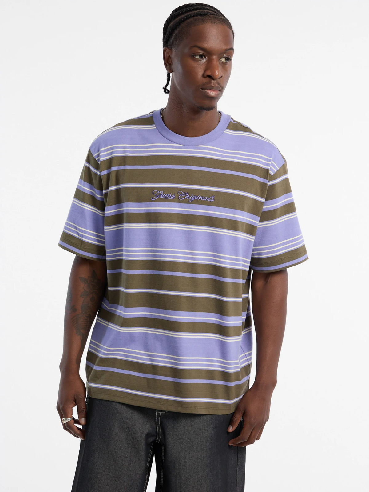 Grape Leaves Stripes Mult