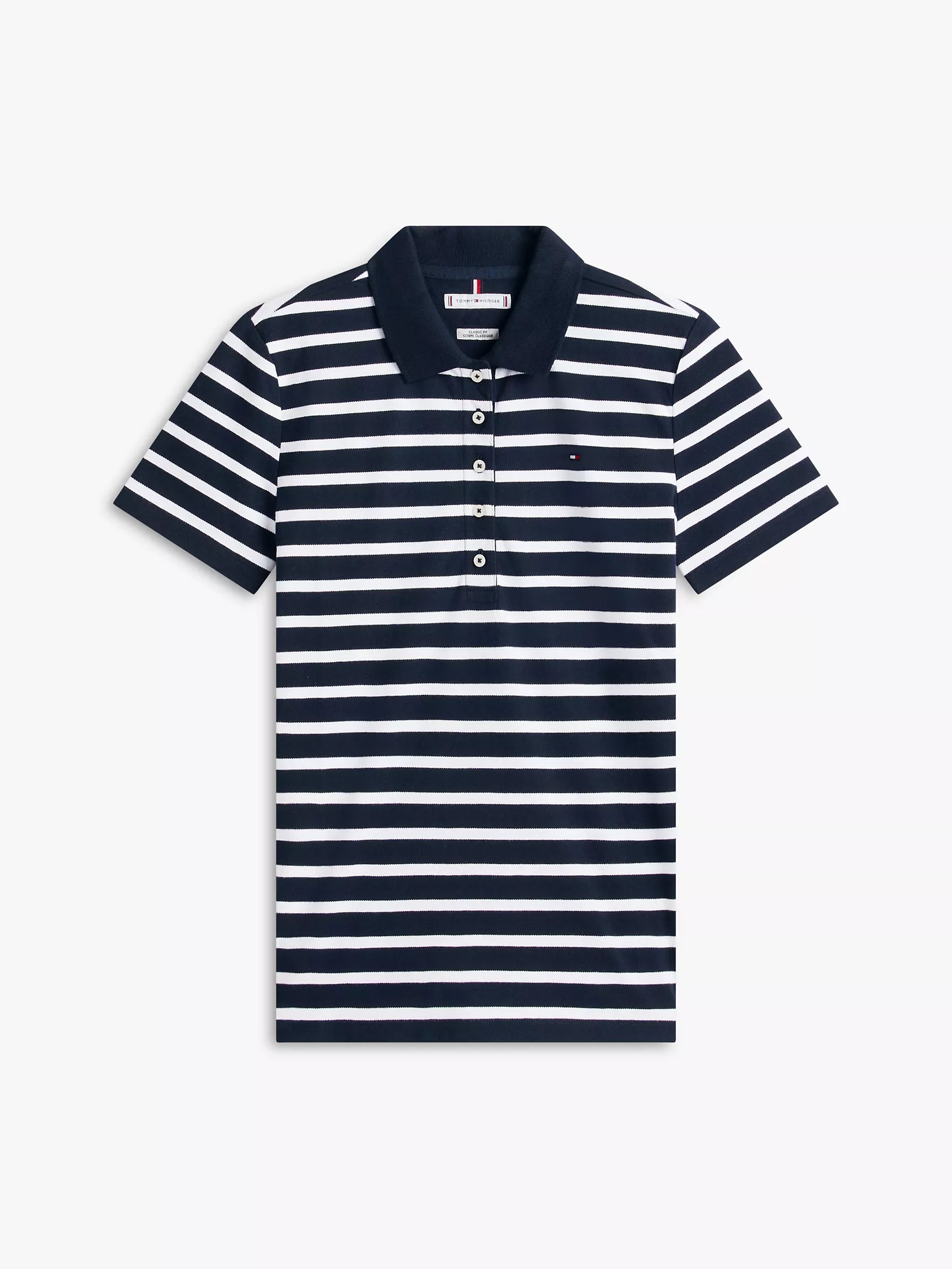 Navy Blue / White Stripe