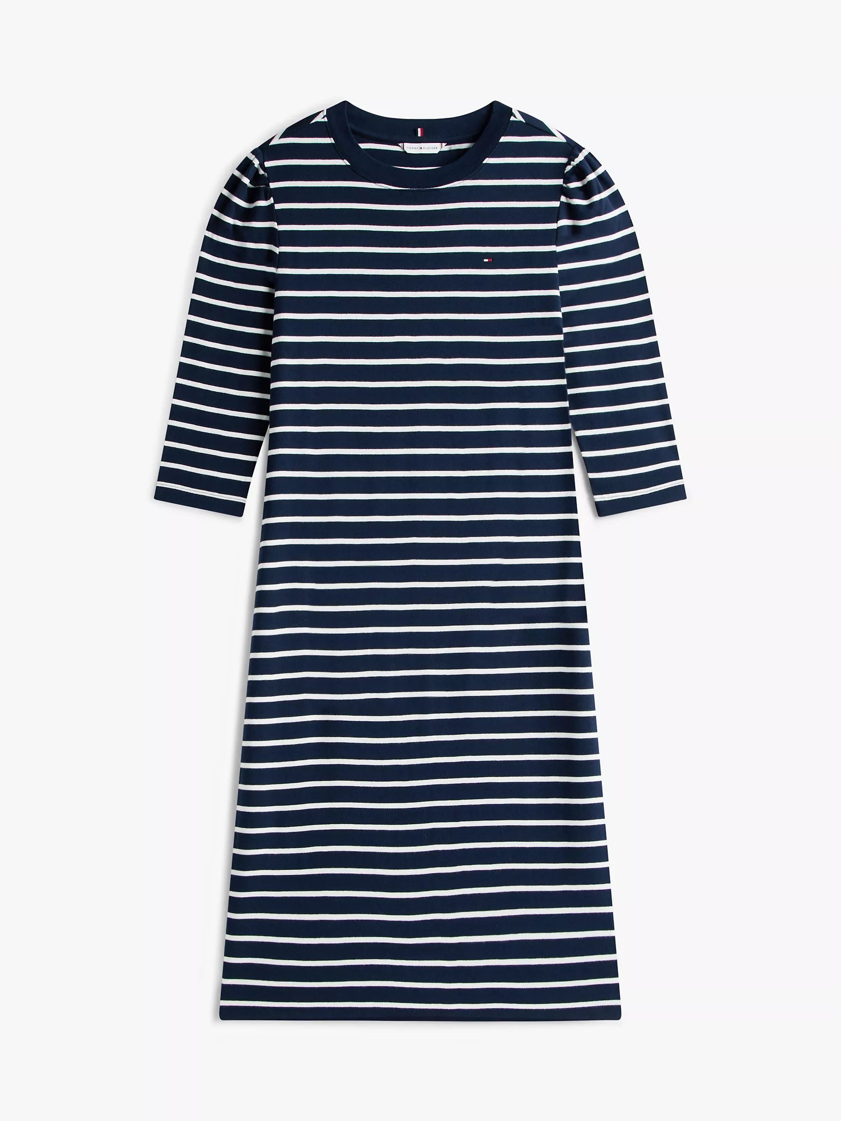 Ecru / Dark Blue Stripe