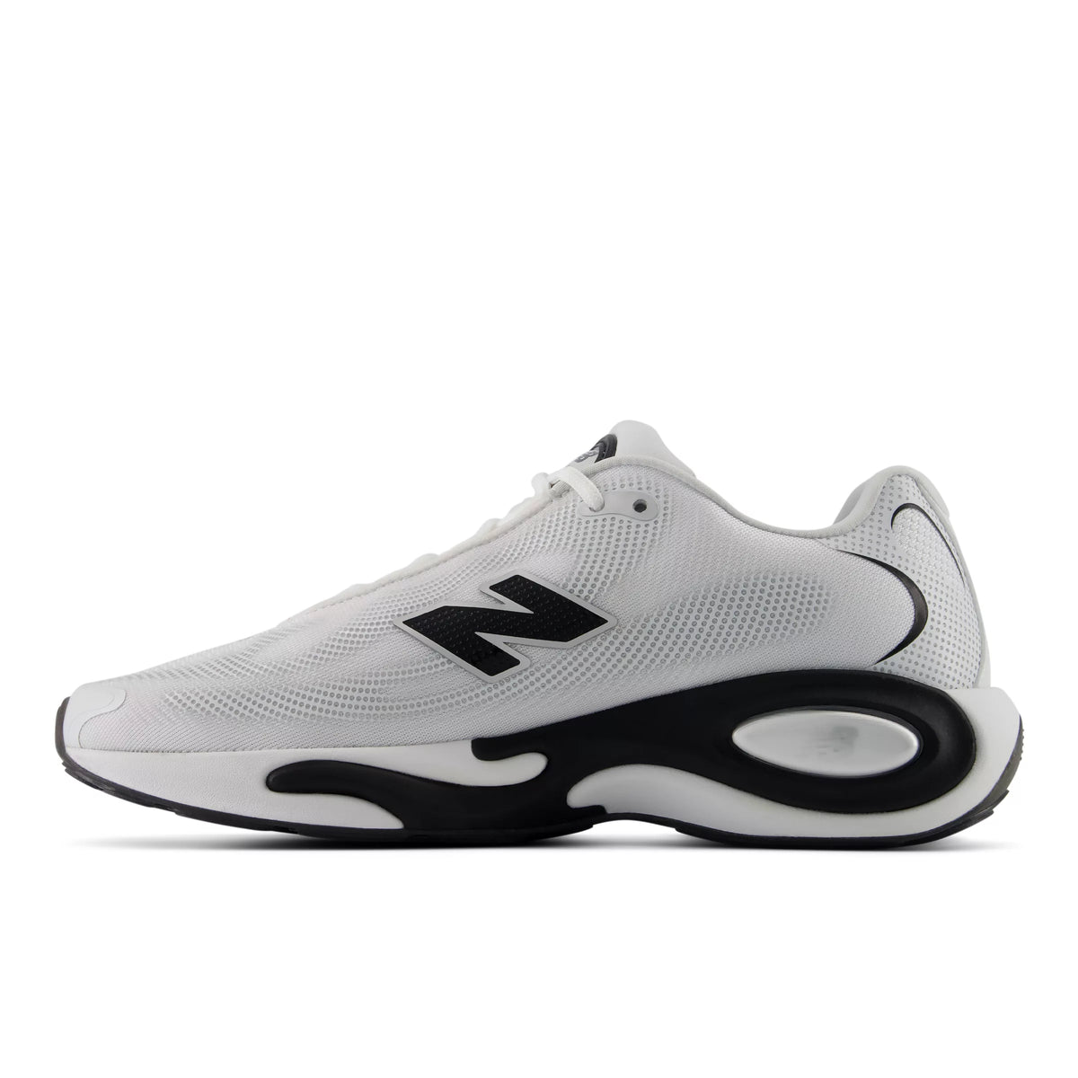 White With Black And Silver Metallic