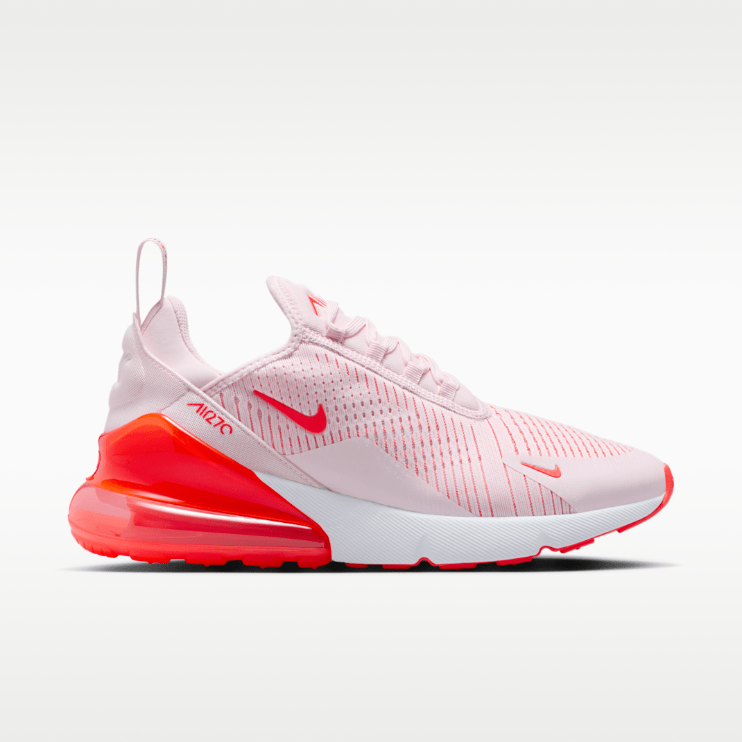 Pink Foam/White/Bright Crimson