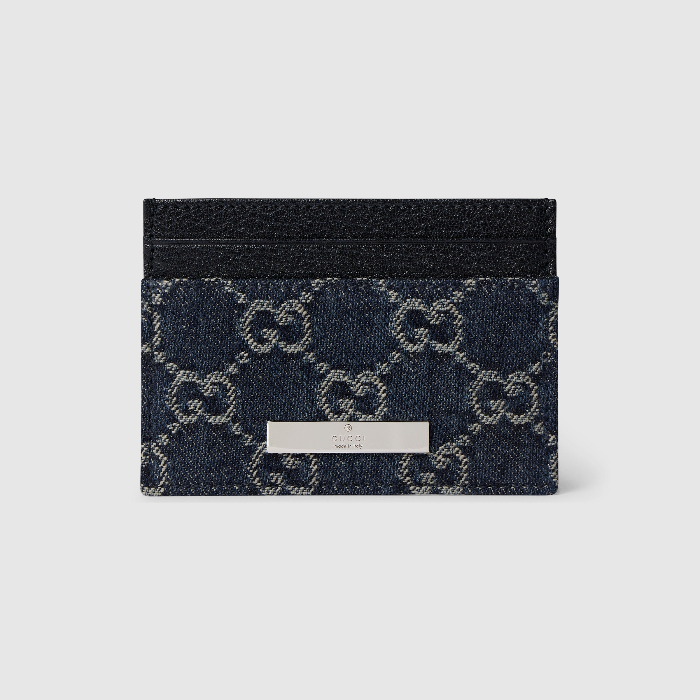 denim azul oscuro con GG