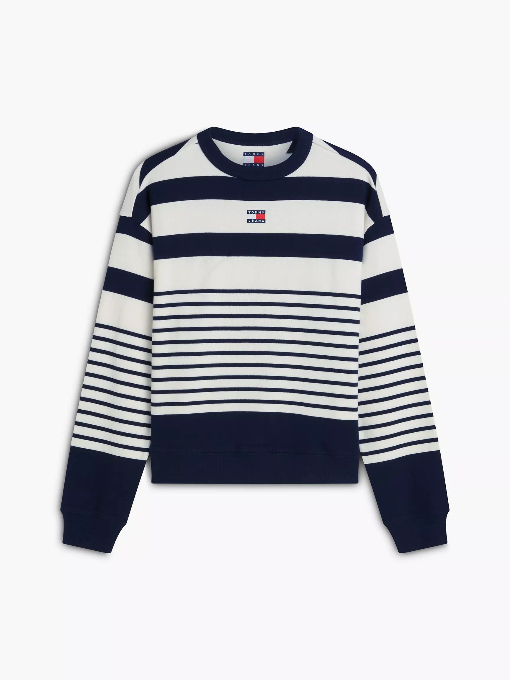 Navy Blue / Ecru Stripe