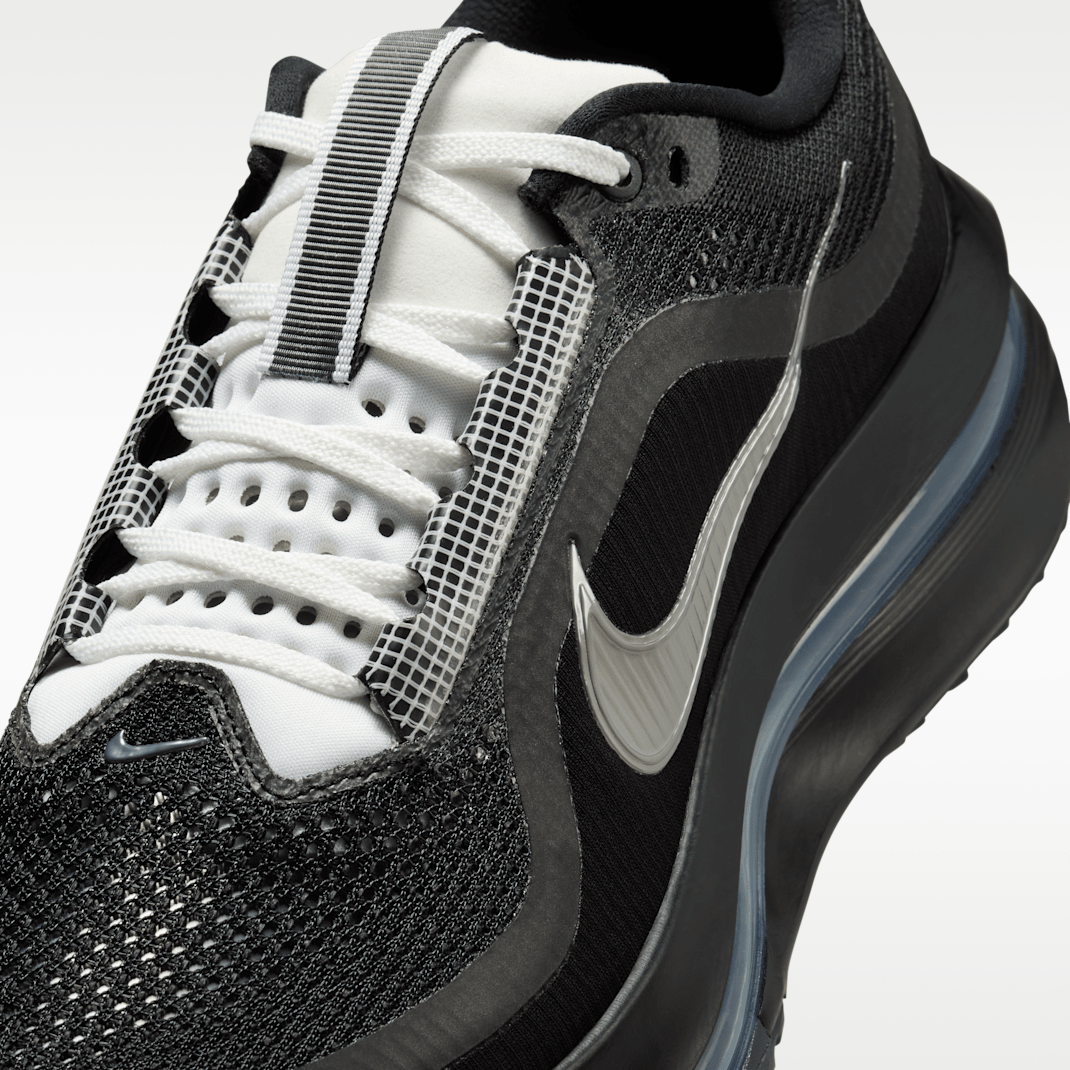 Black/White/Metallic Silver