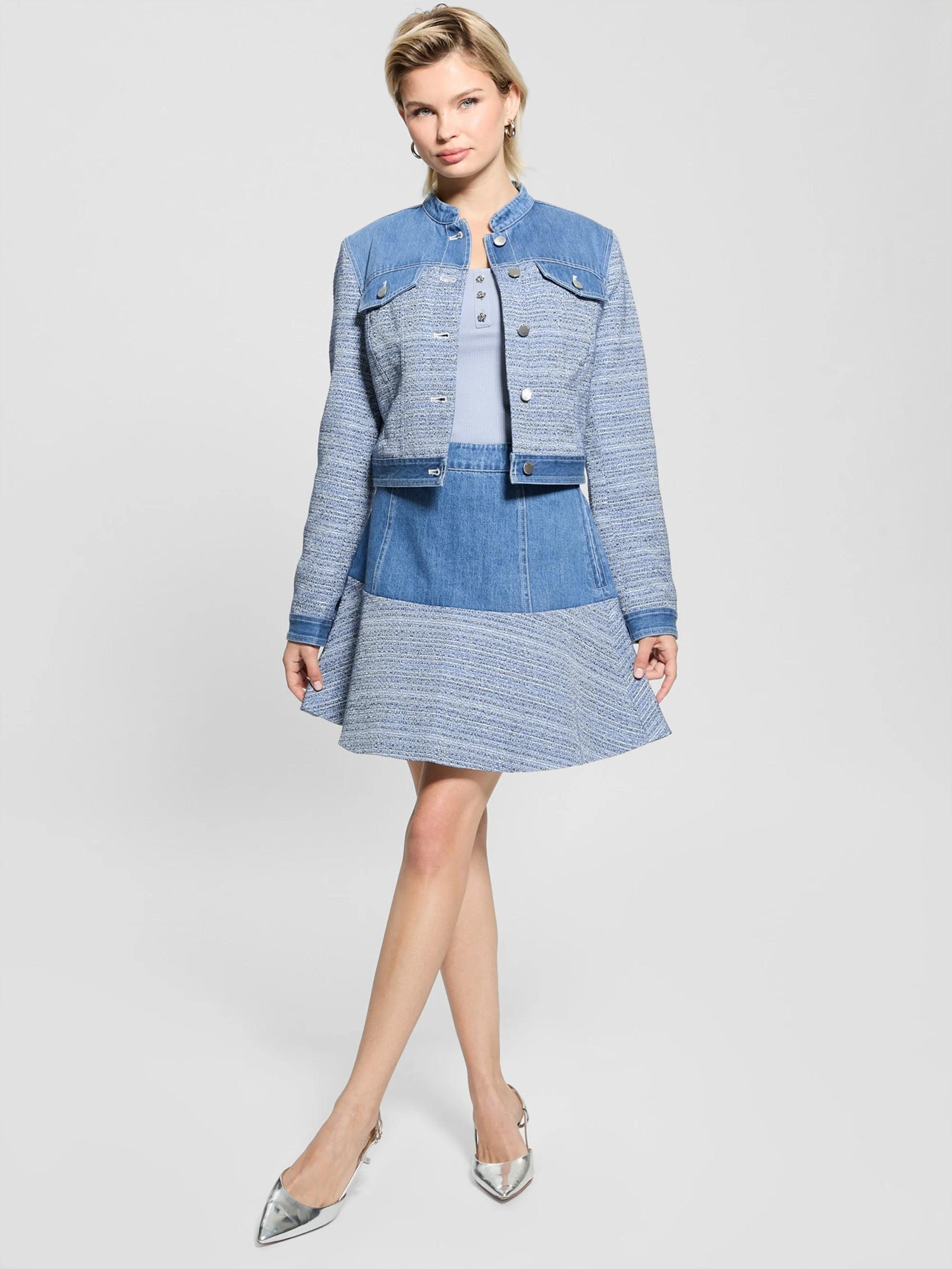 Blue Indigo Tweed Combo