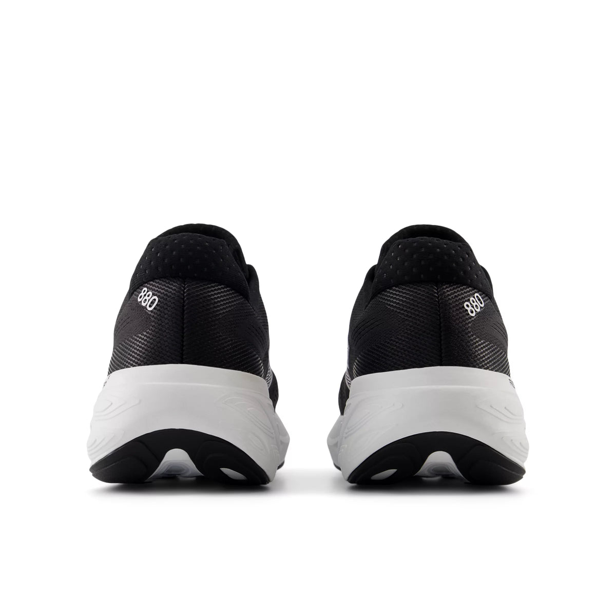 Black With White And Reflection
