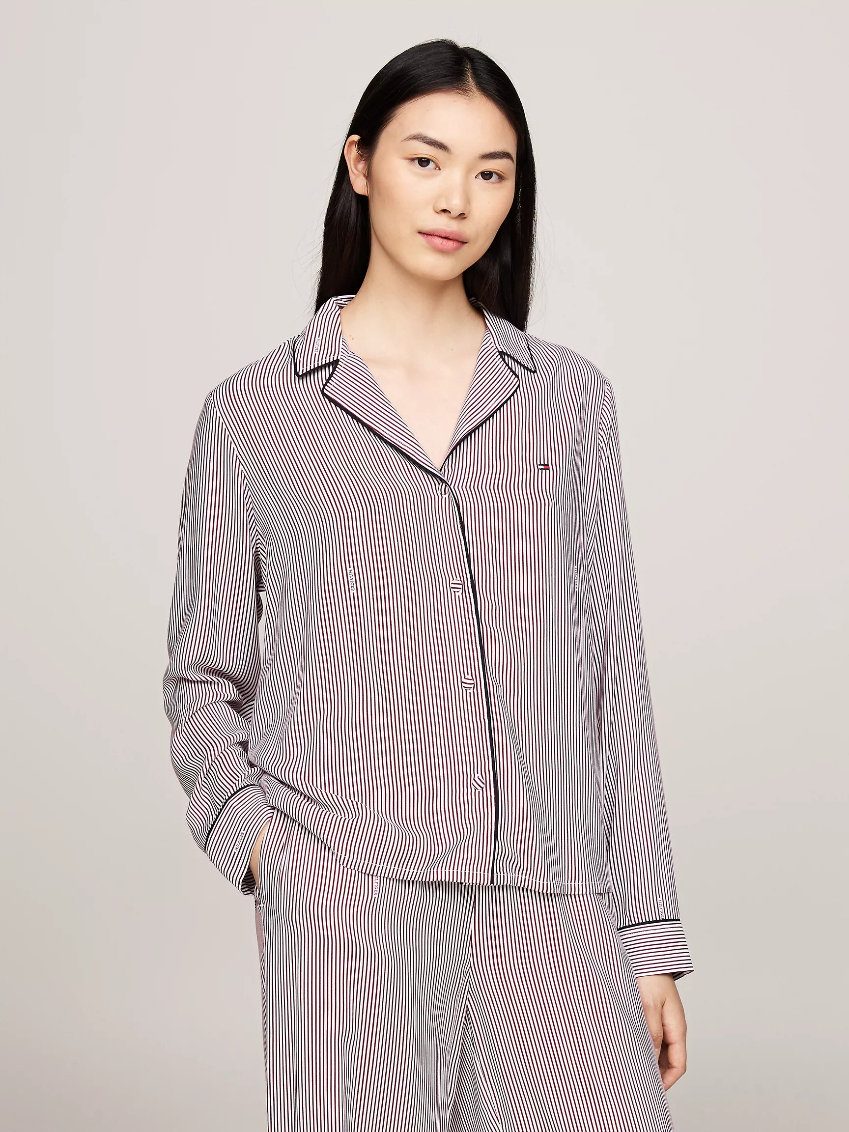 Deep Rouge Stripe