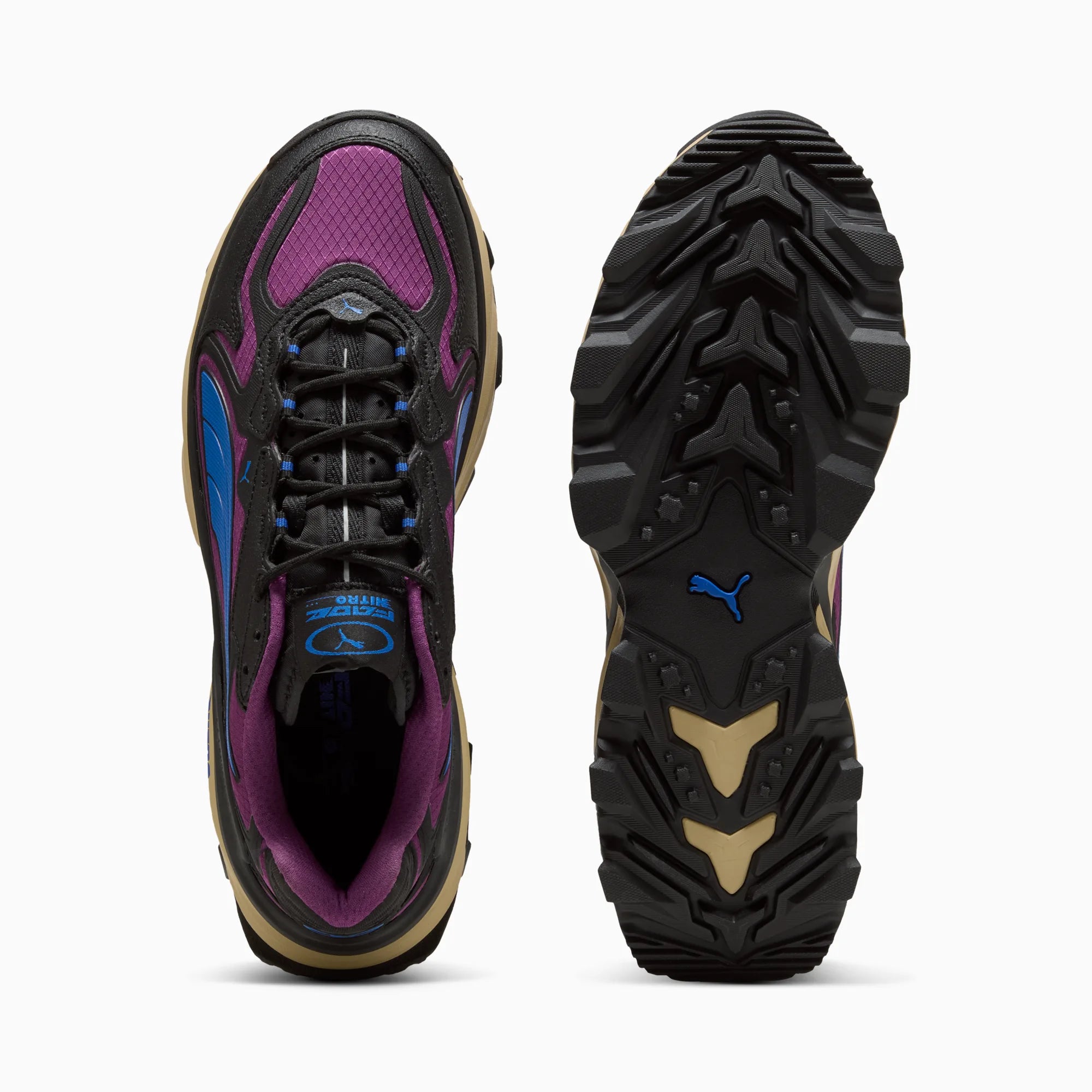 PUMA Black-Plum Wine-Mountain Blue