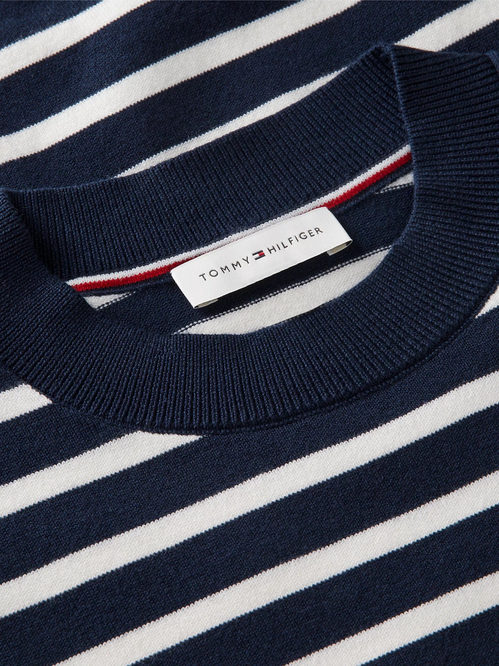 Navy/Ivory Stripe