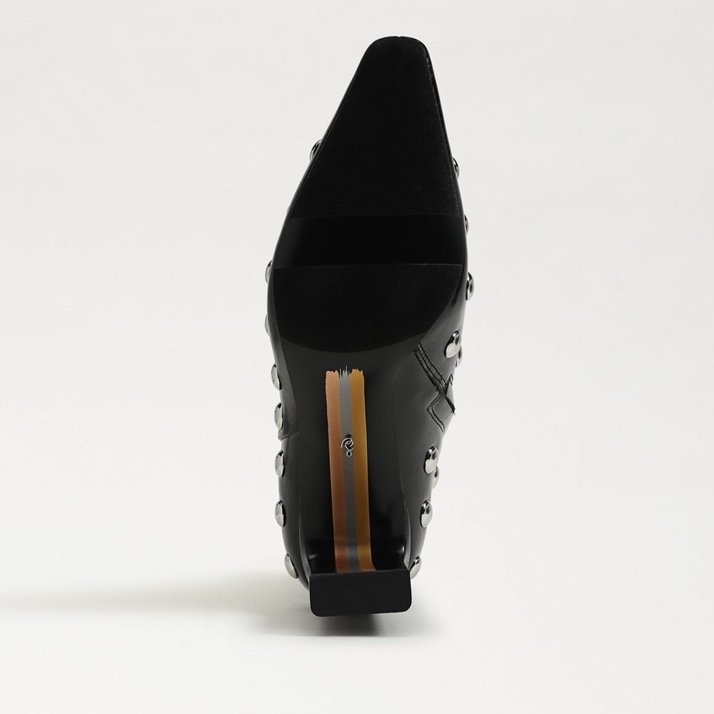 Black Faux Leather