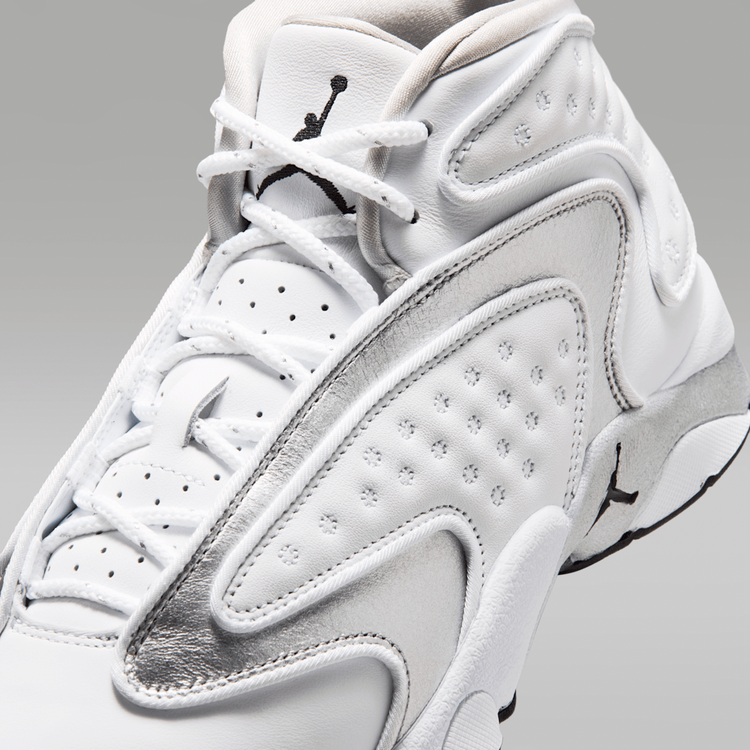 White/Black/Metallic Silver