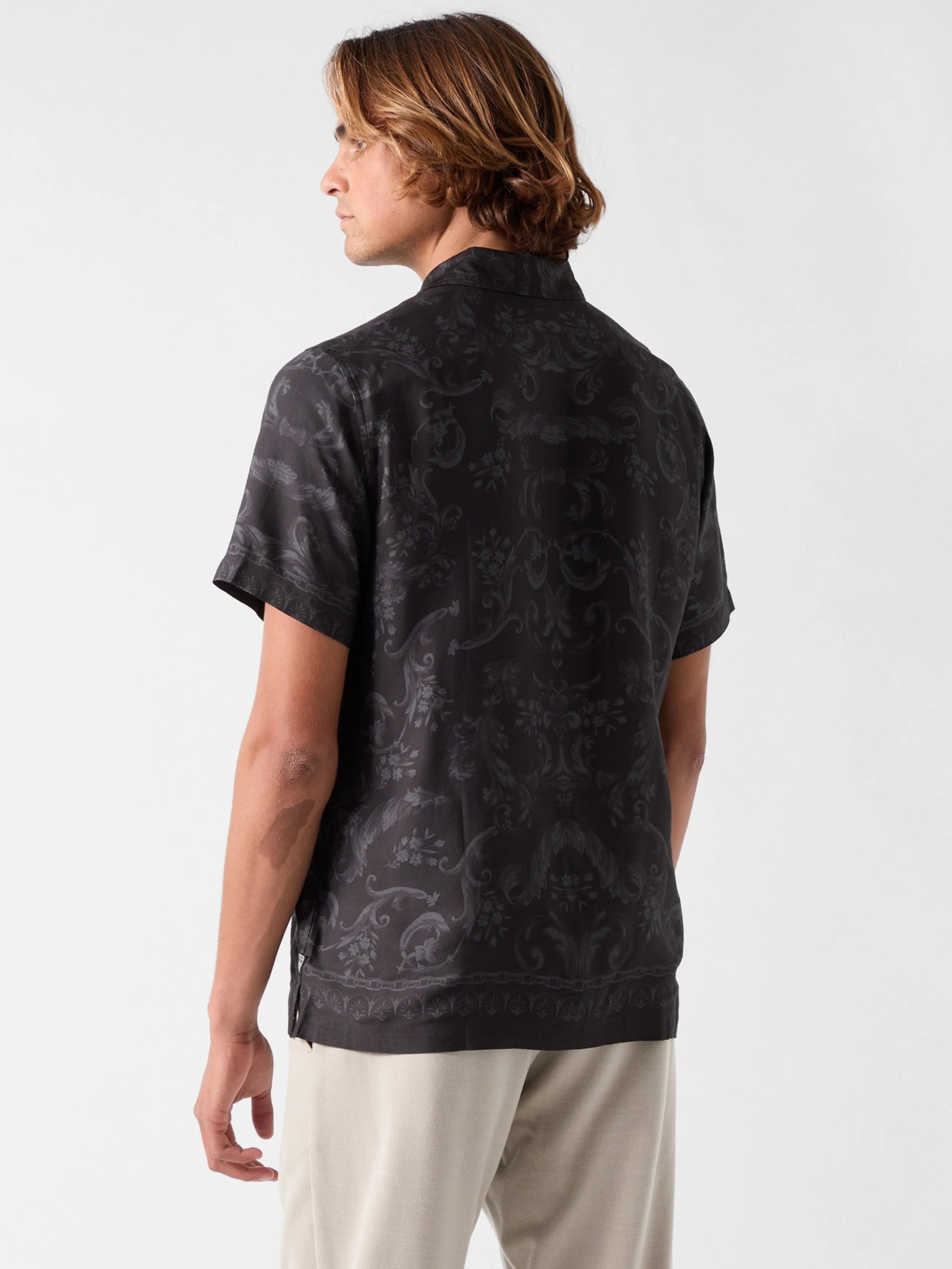 Baroque Border Print_Jet