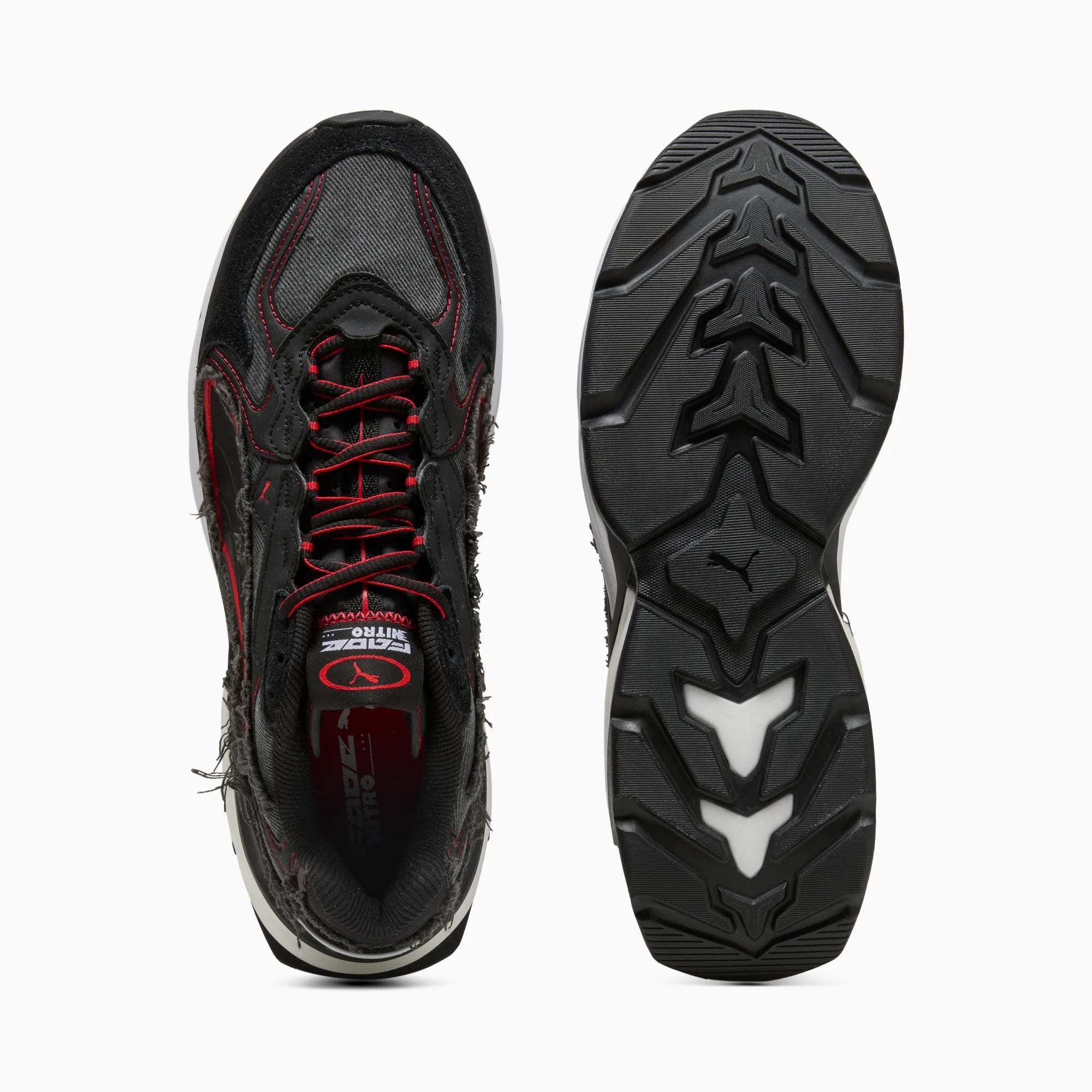 PUMA Black-Pop Red