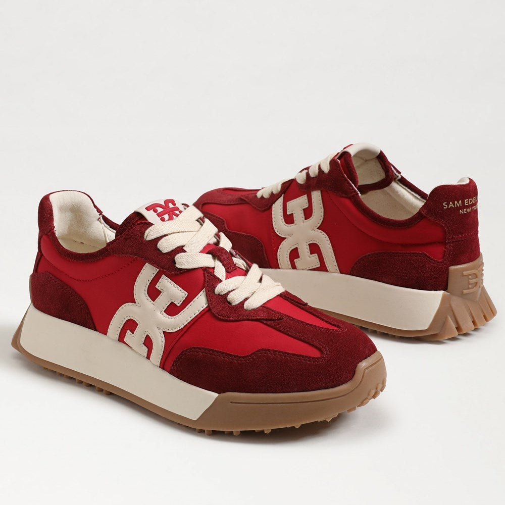 Deep Scarlet Suede