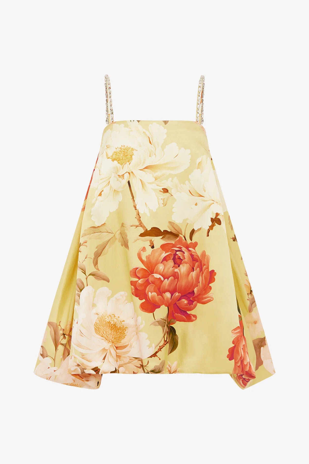 Peony Print in Yellow