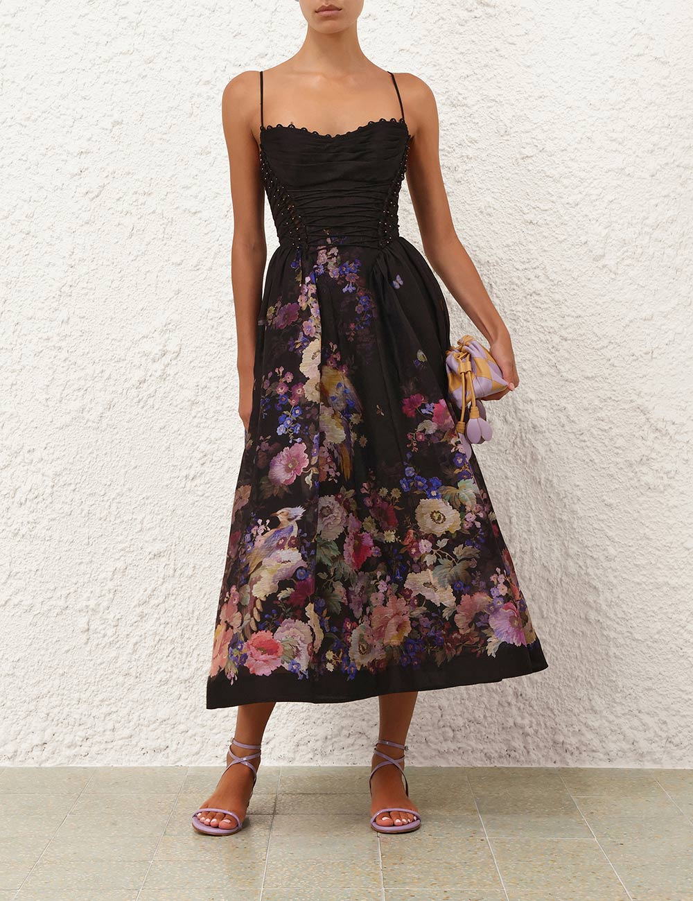 Black Multi Floral
