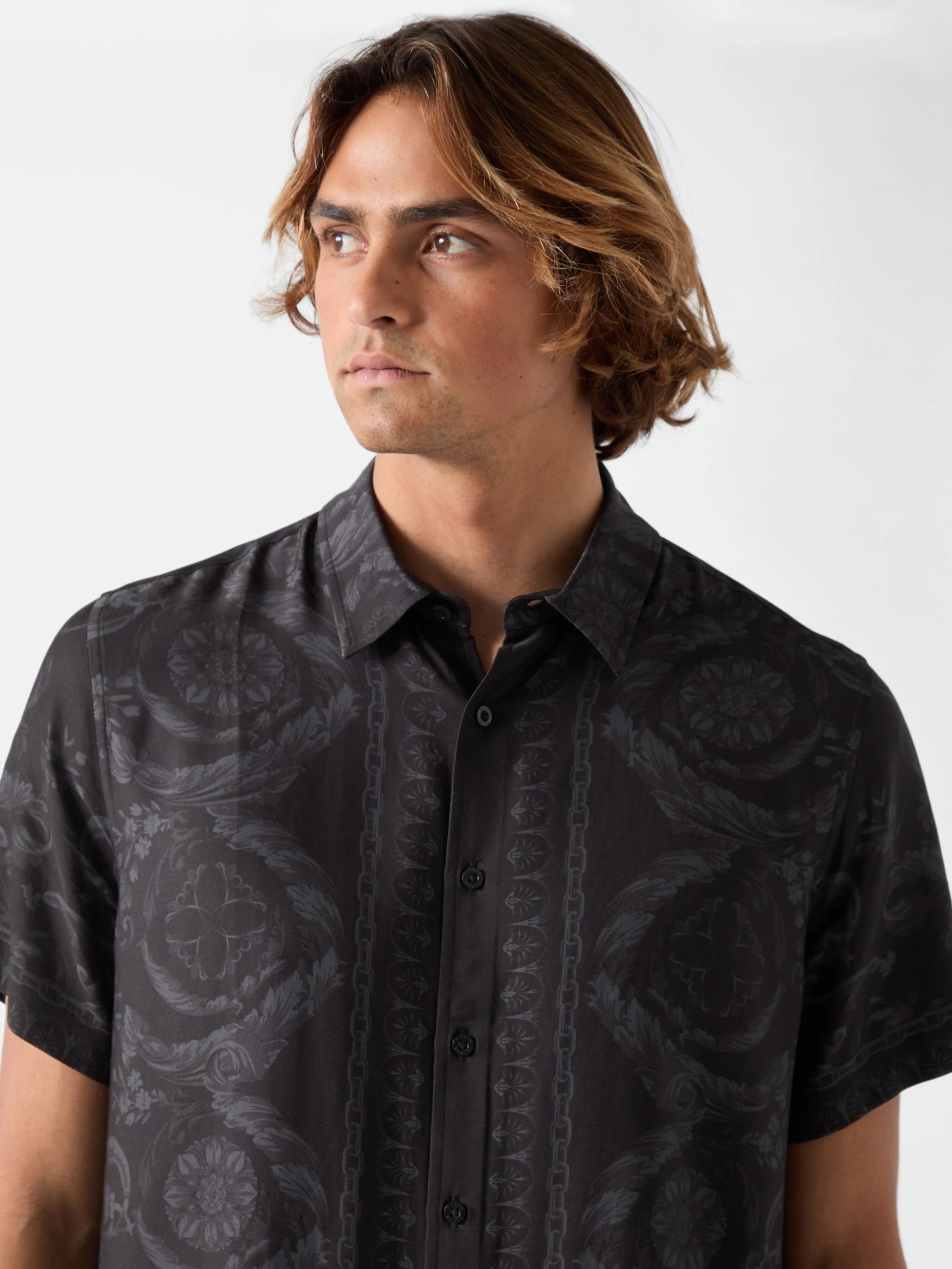 Baroque Border Print_Jet