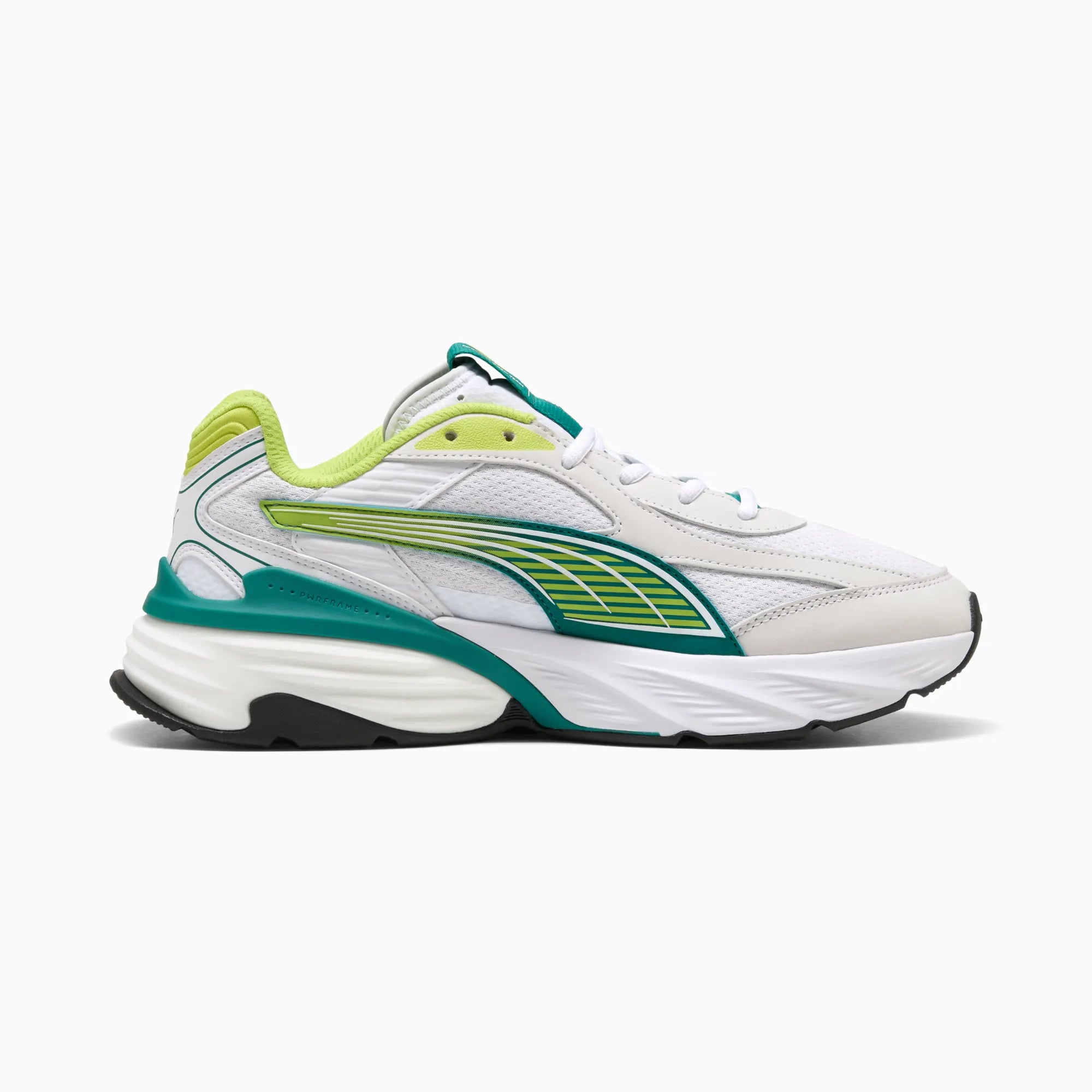 PUMA White-Lime Shimmer