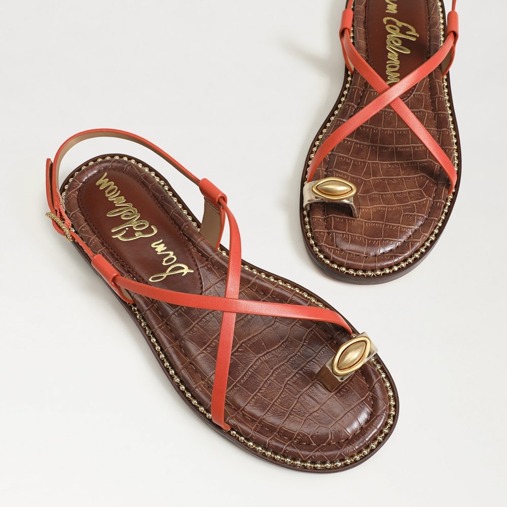 Orange Sunrise Leather