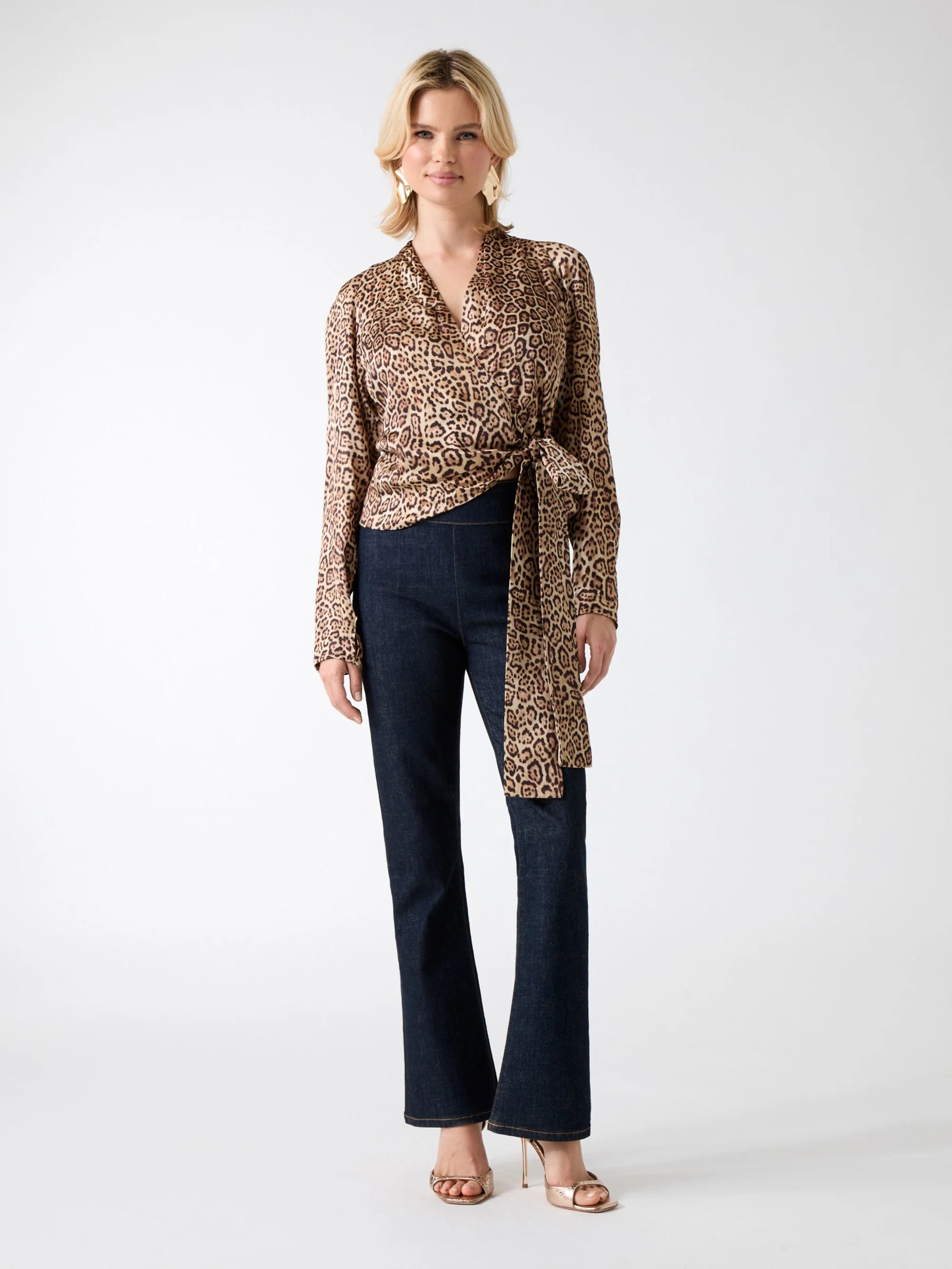 Floral Paisley Taupe Comb