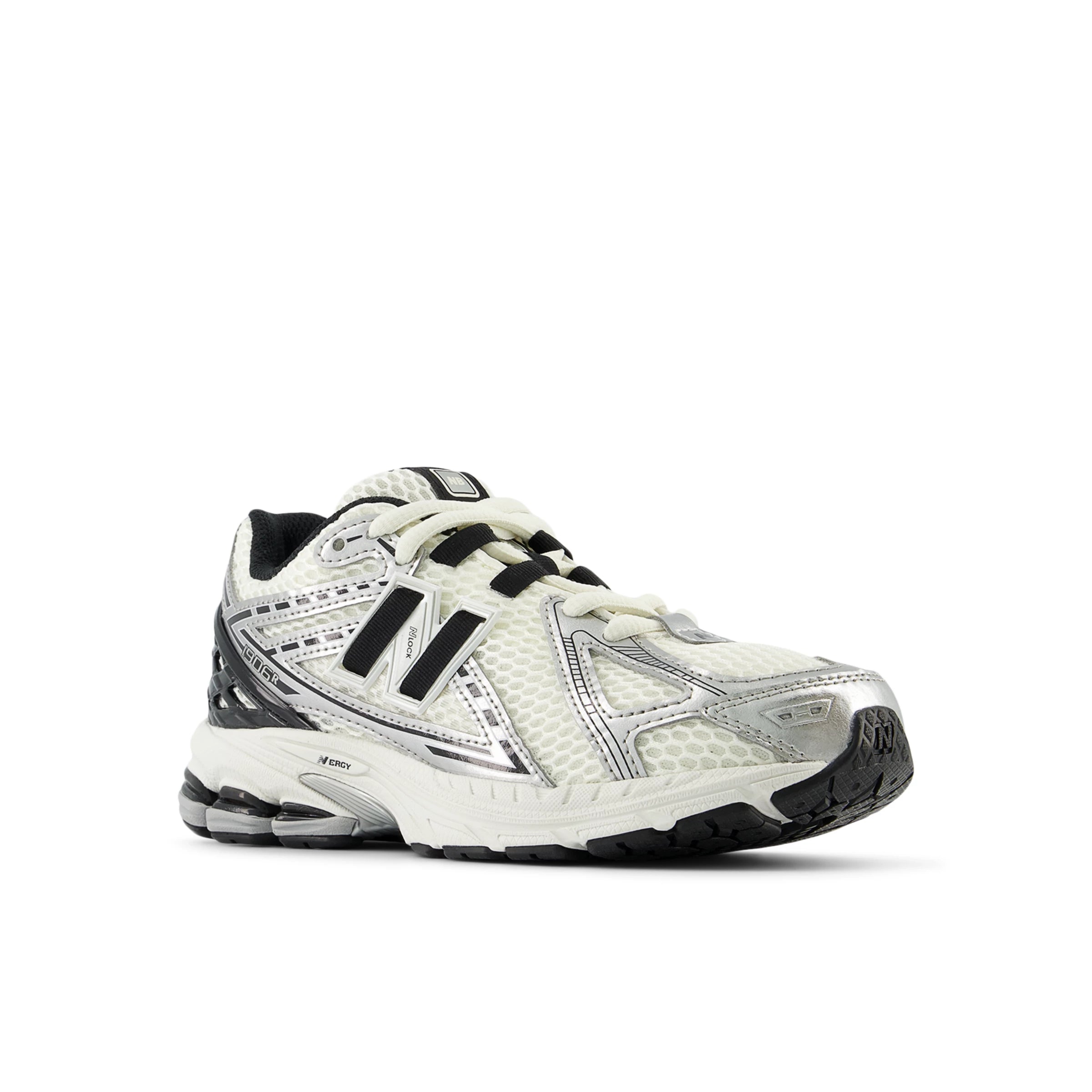 Silver Metallic With Black
