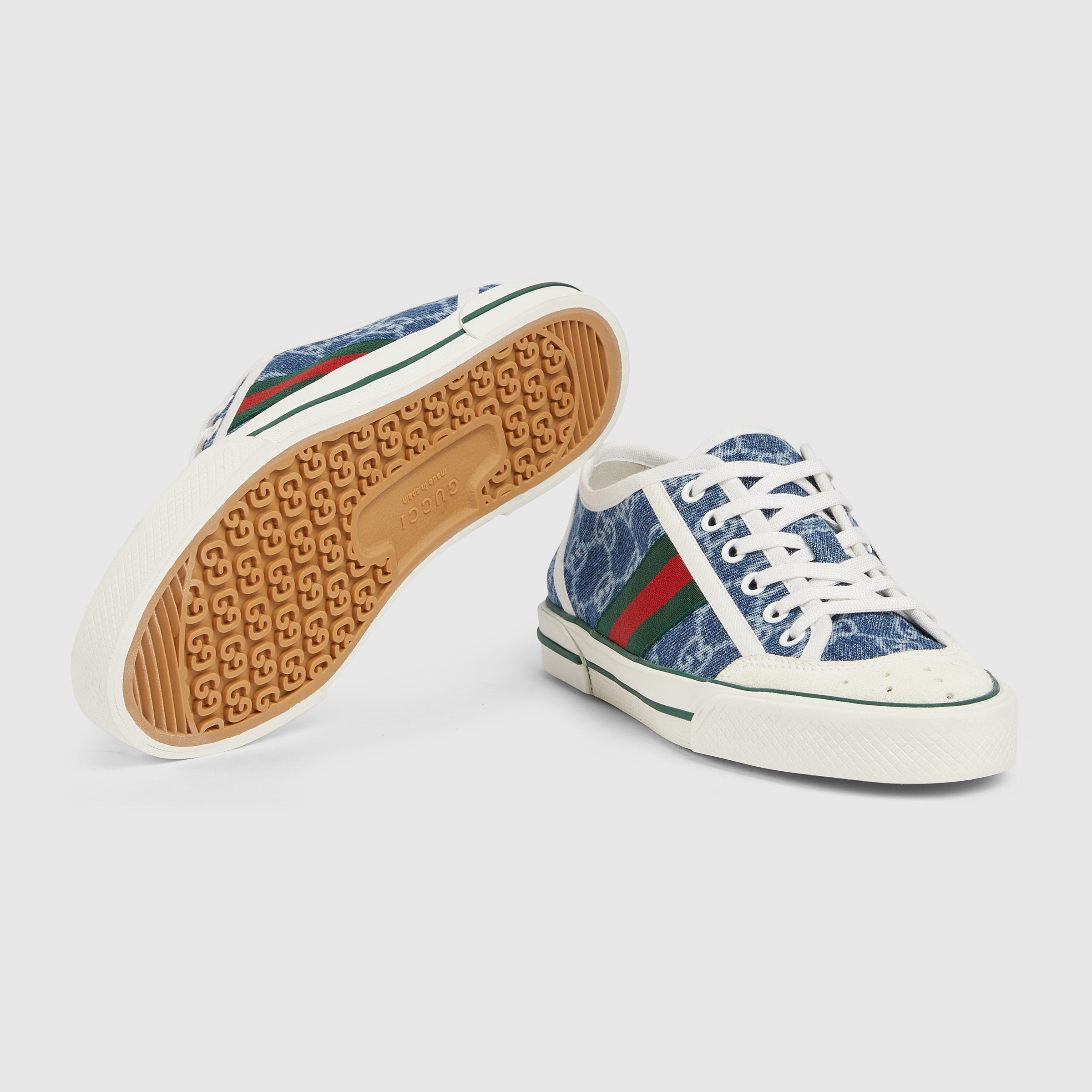 denim azul con GG