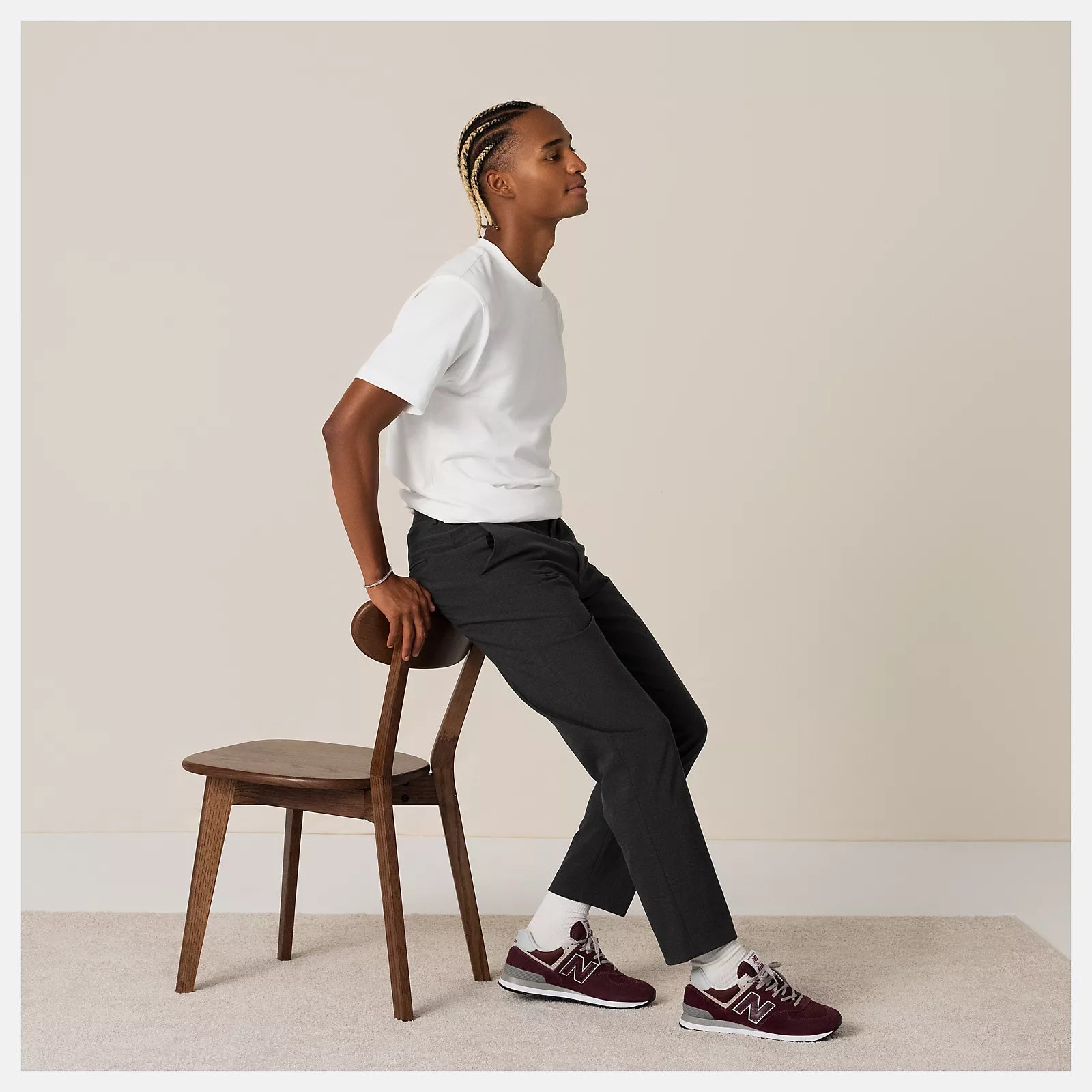 Burgundy With Nb 103 White
