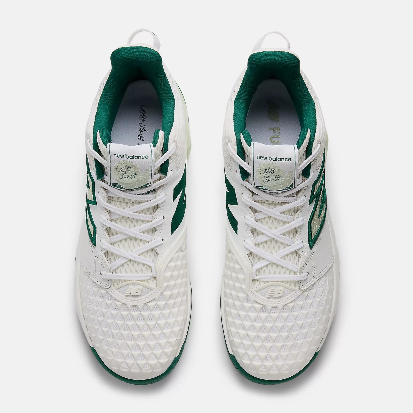 White With Marsh Green