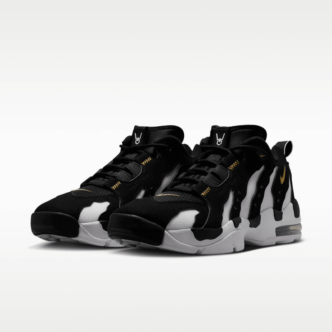 Black/White/Metallic Gold