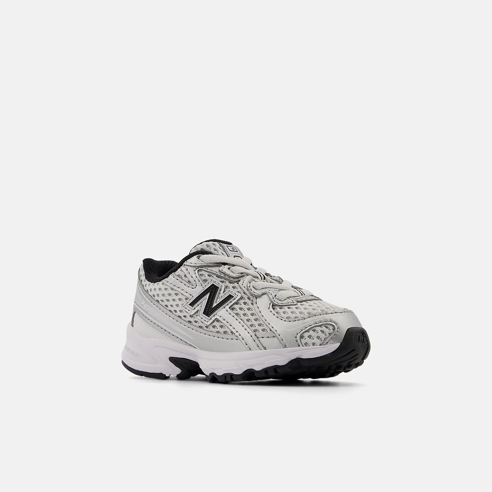 Silver Metallic With Black