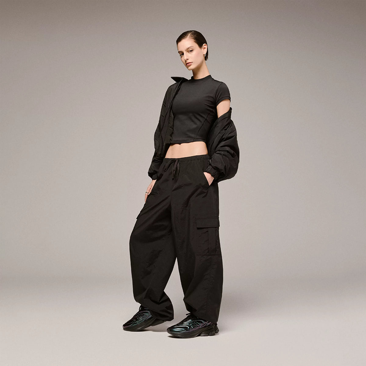 Iridescent With Black