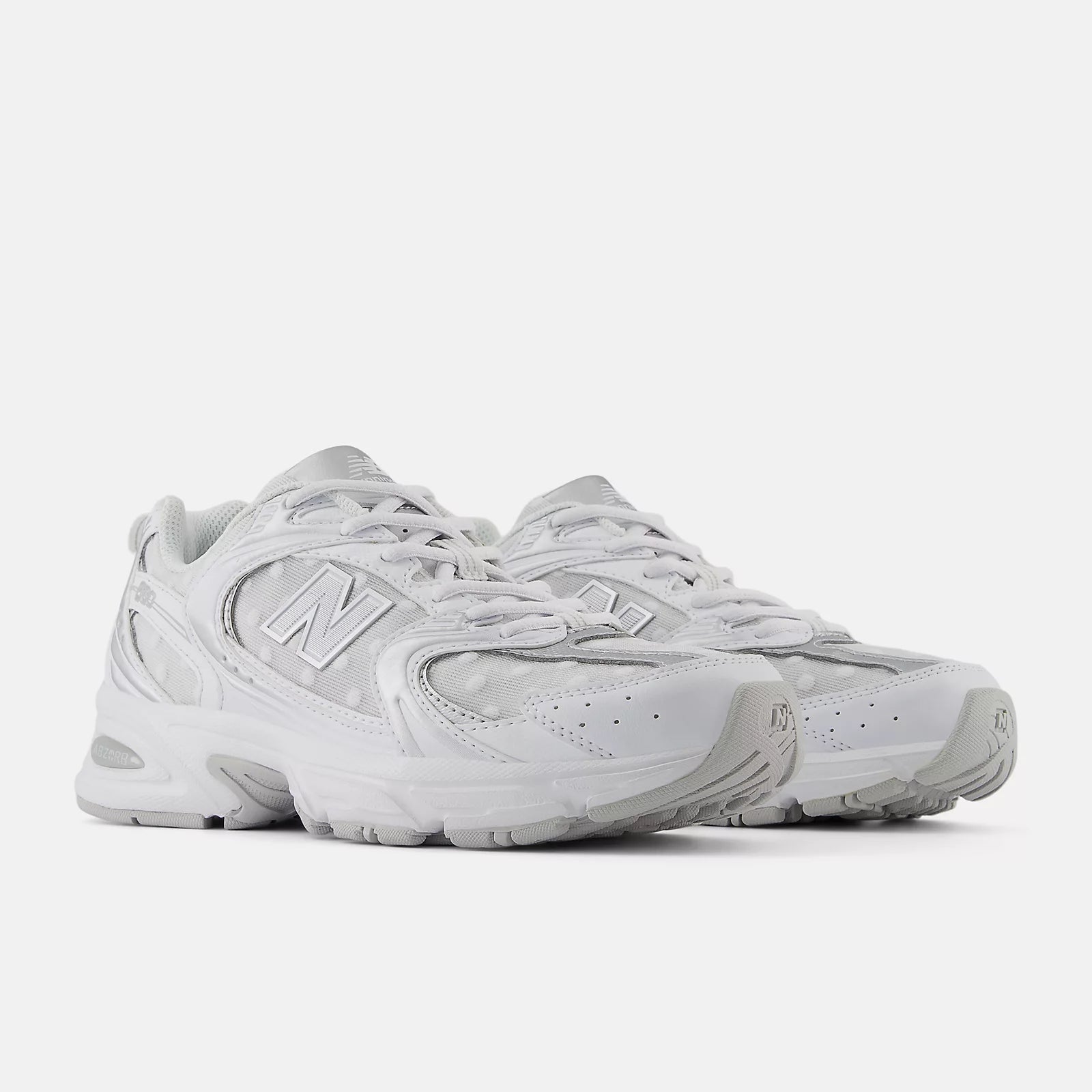 White With Silver Metalic