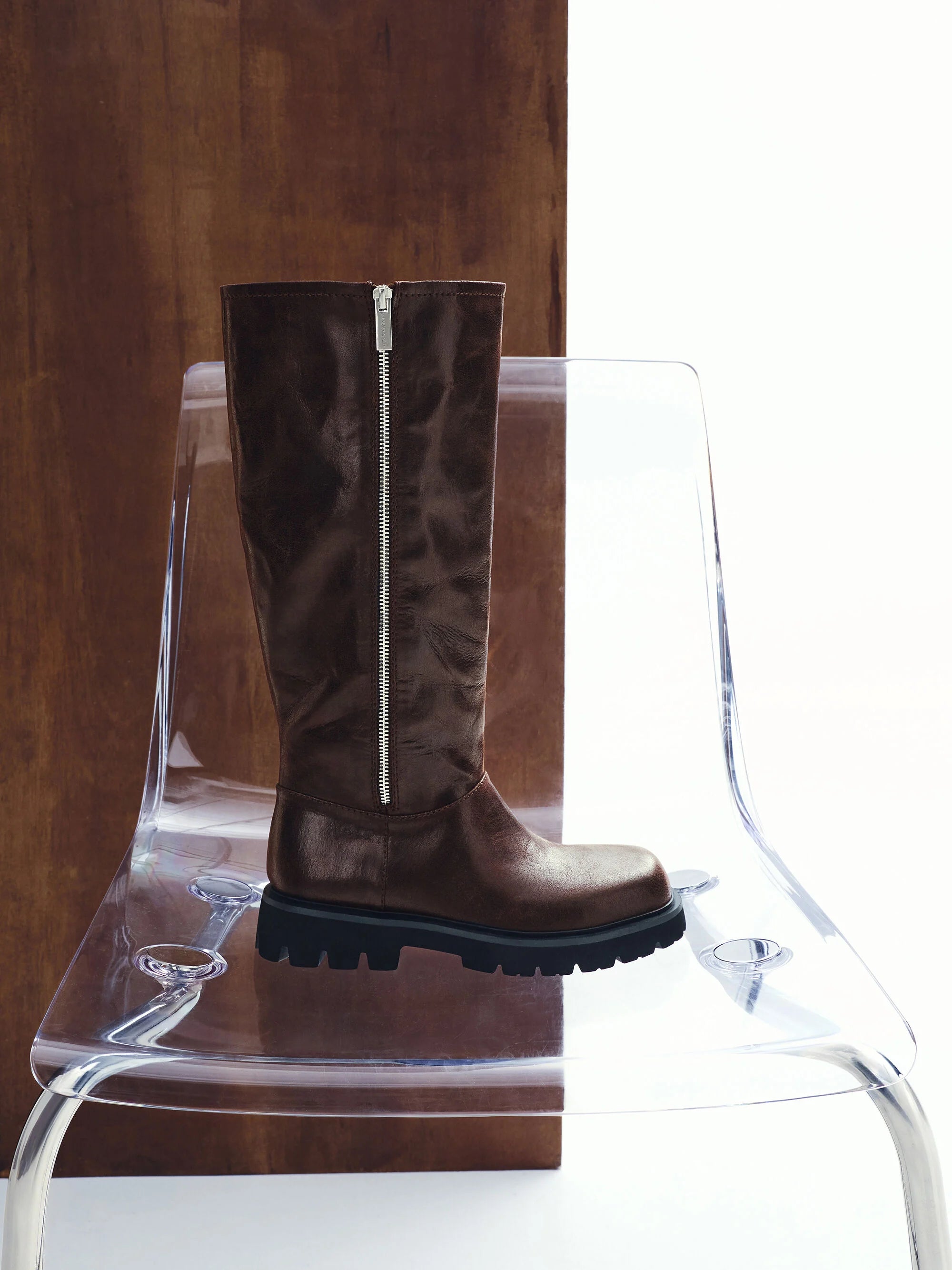 Dark Brown Textured