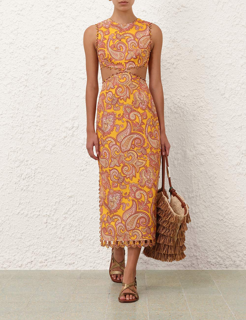 Mustard Paisley