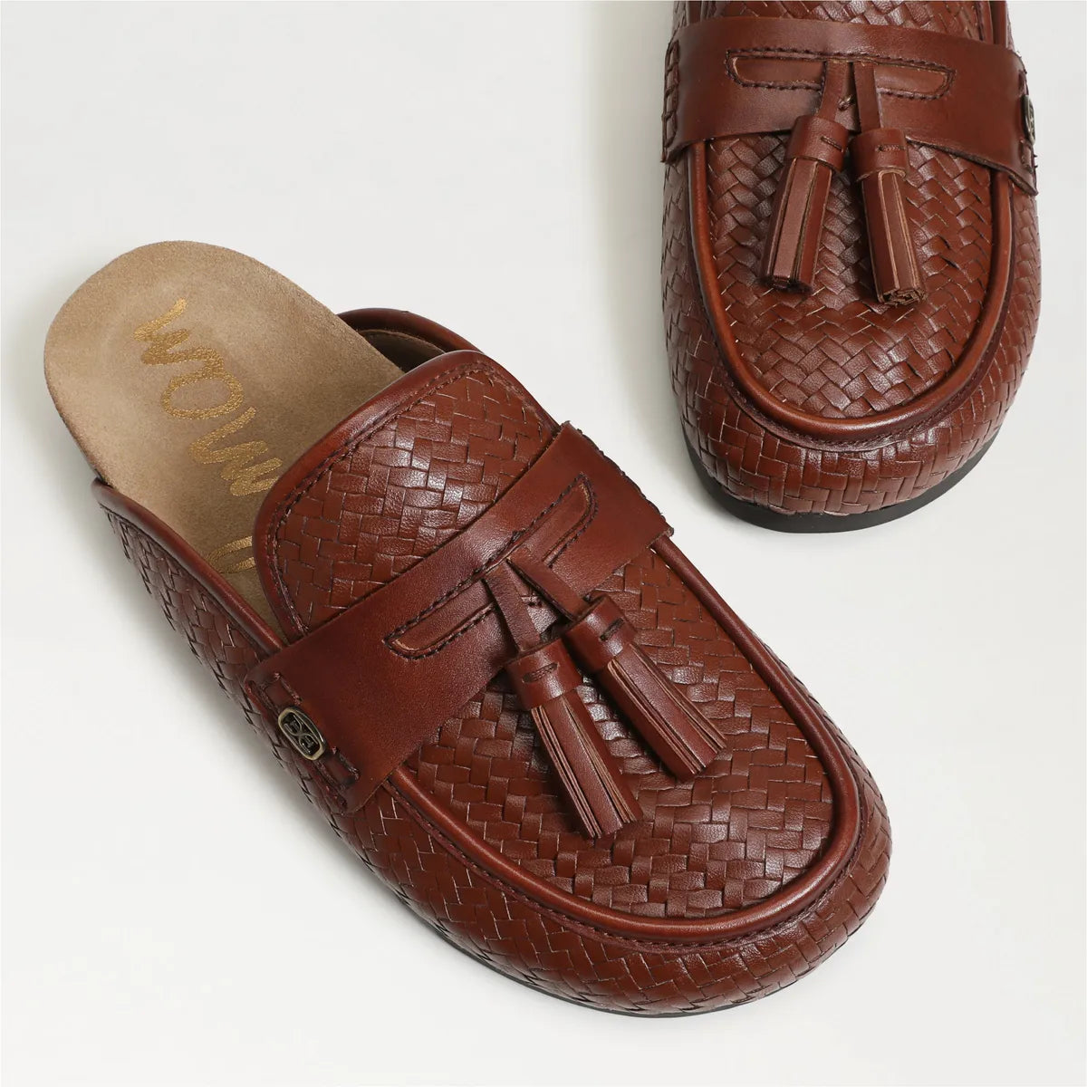Chestnut Brown Woven Leather