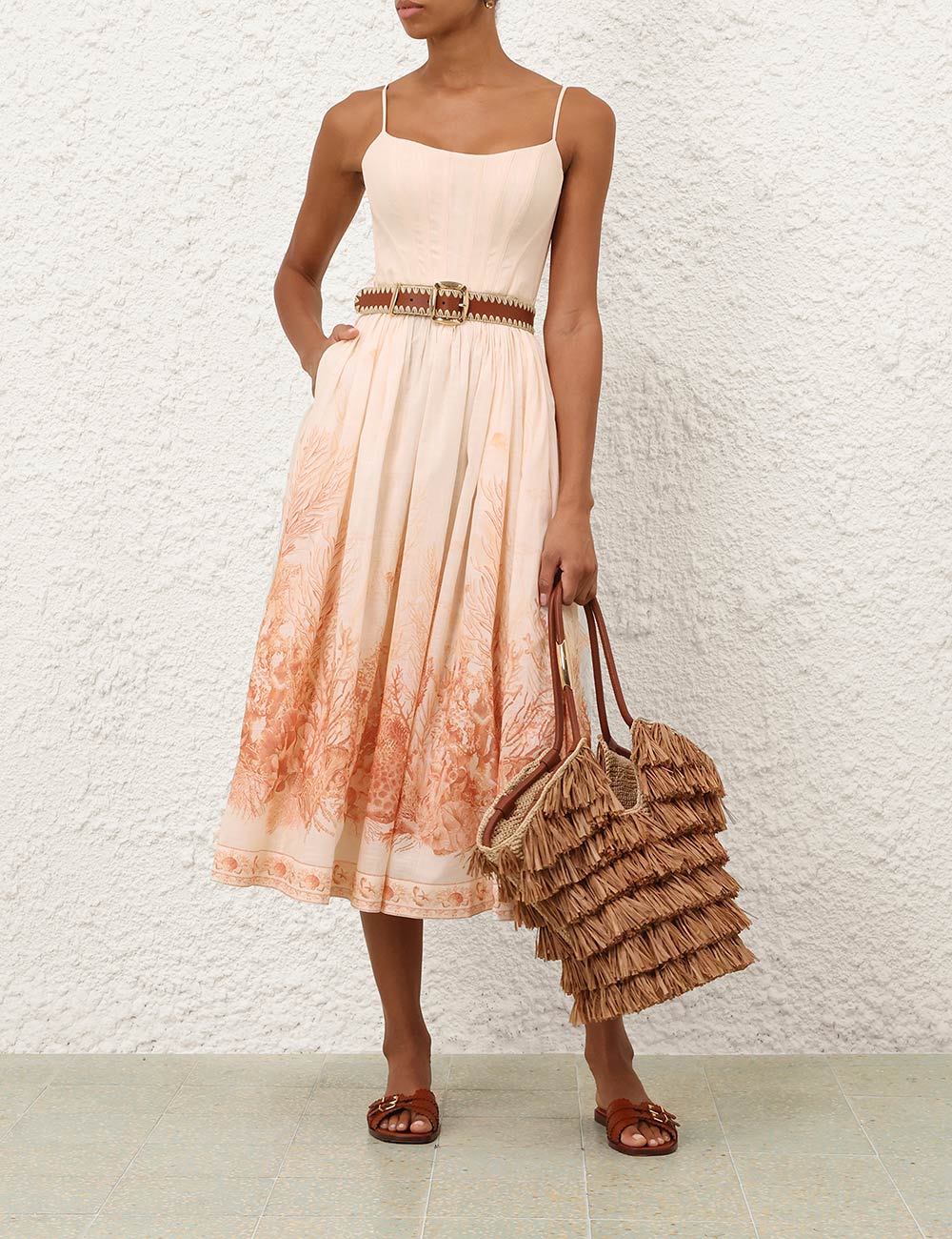 Coral Toile