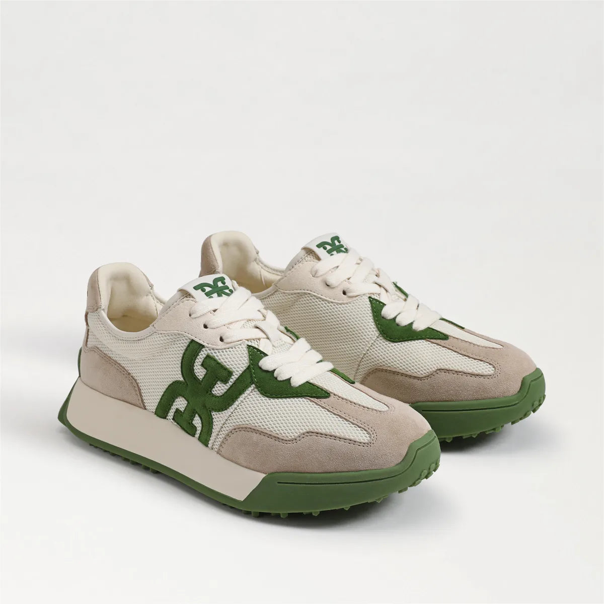 Green Multi Suede