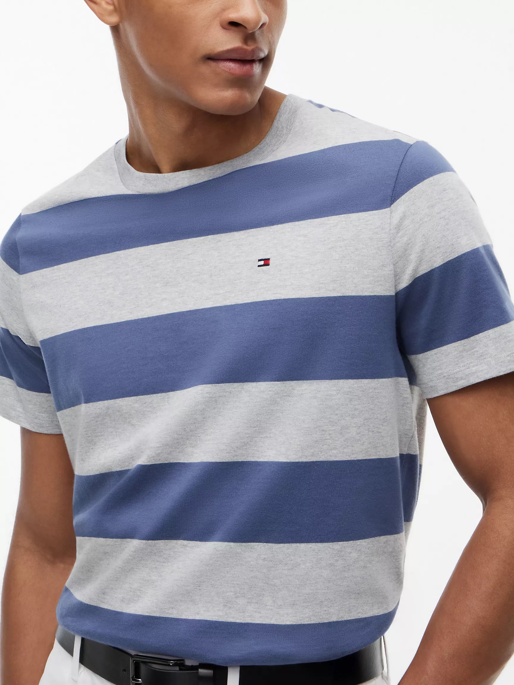 Faded Indigo/Grey Stripe
