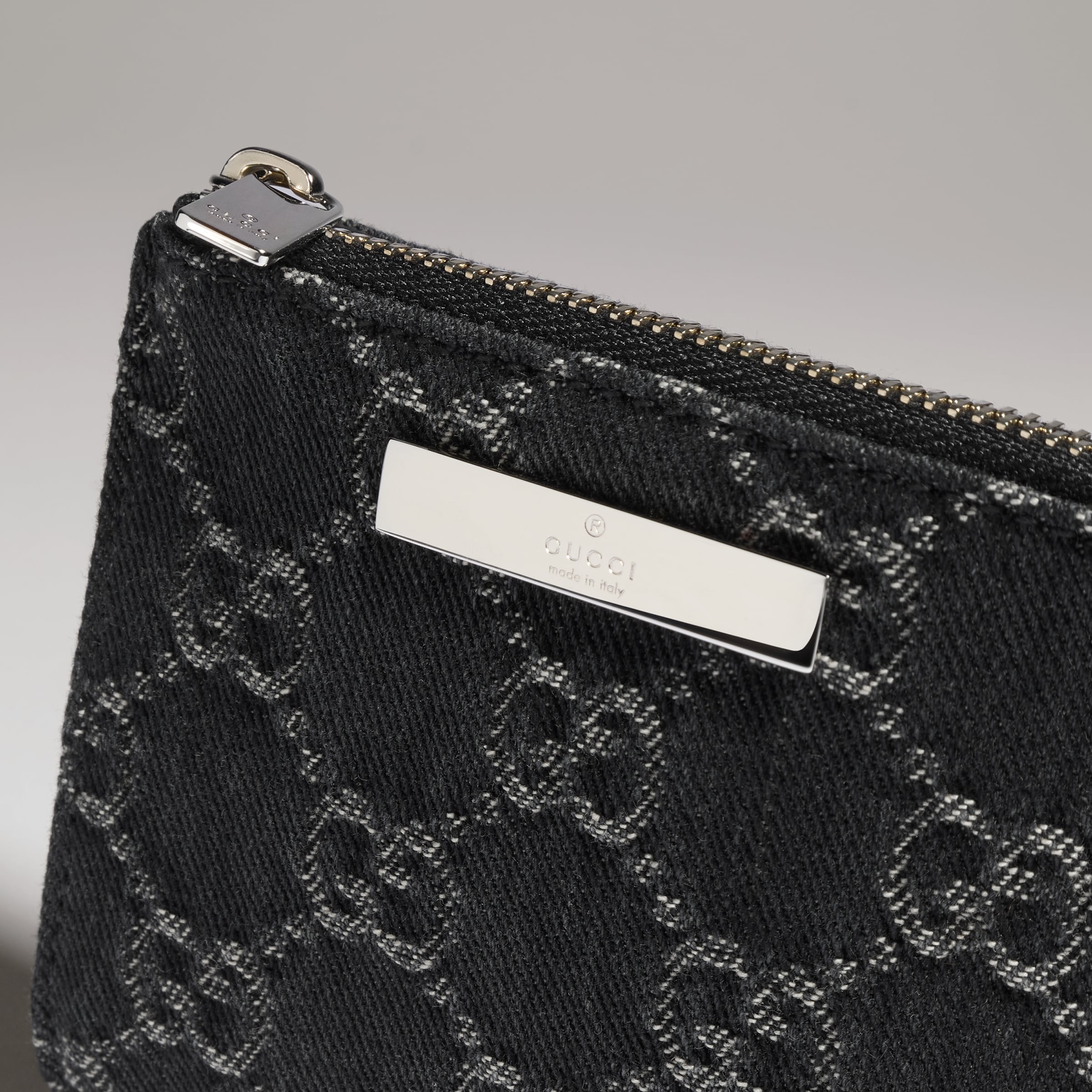 denim con GG en negro