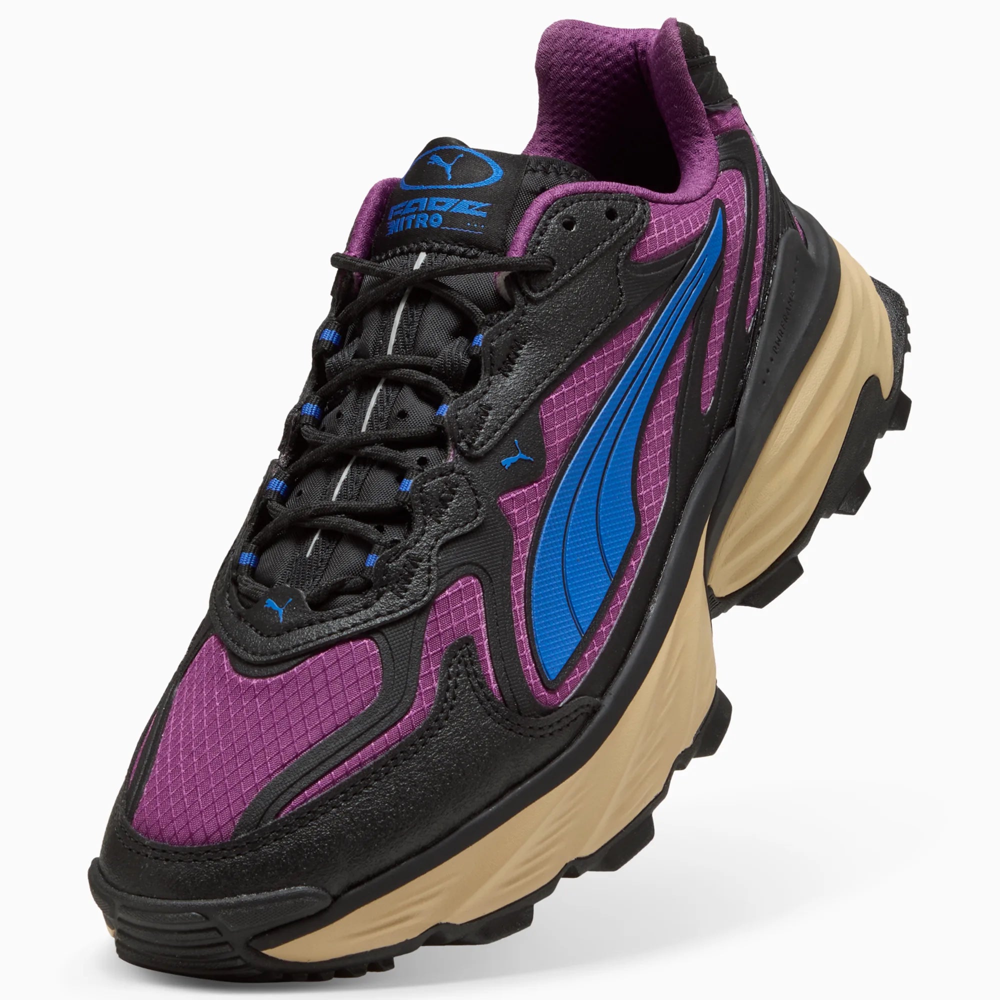 PUMA Black-Plum Wine-Mountain Blue