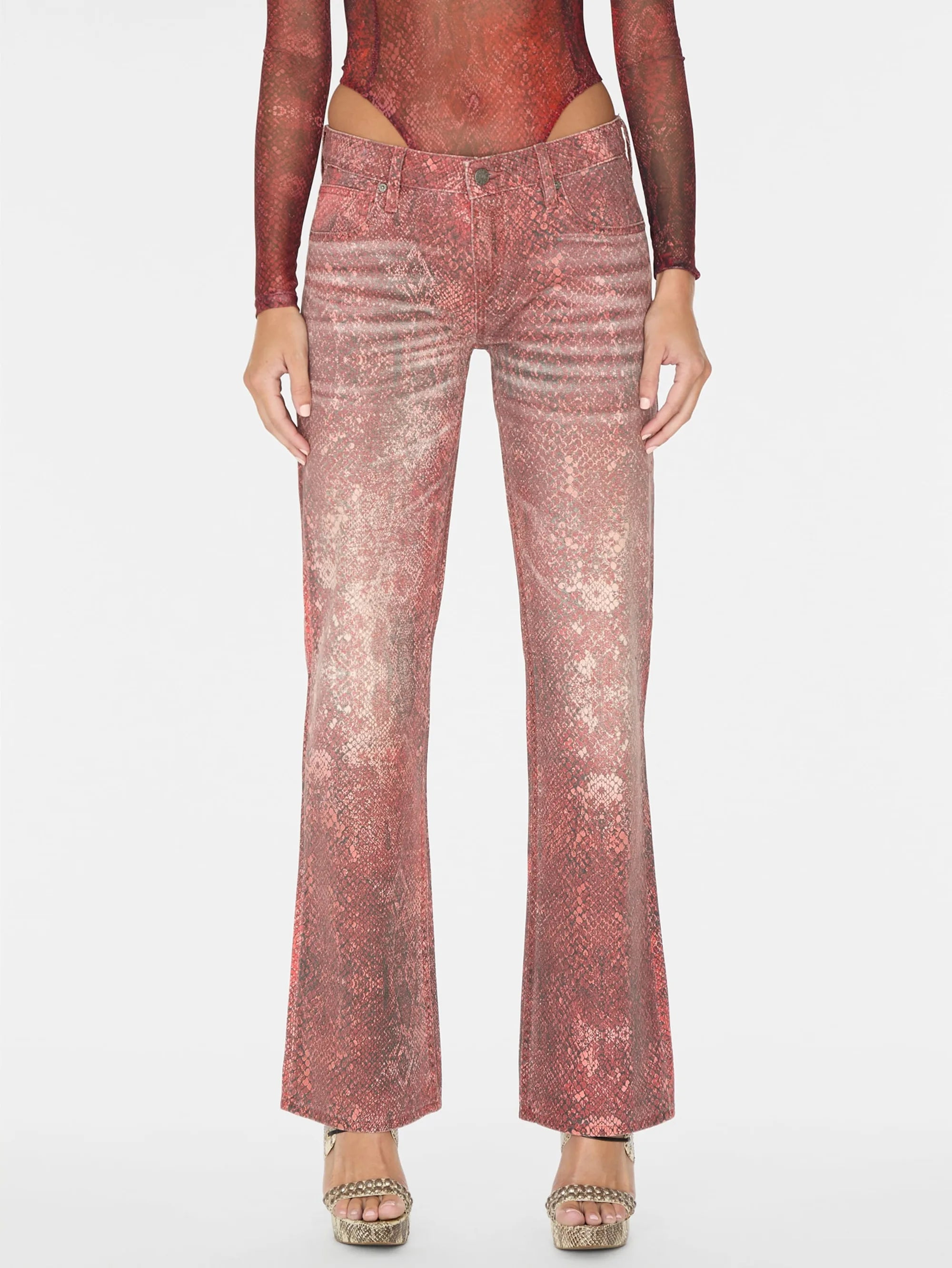 Printed Mesh Petite Syrah