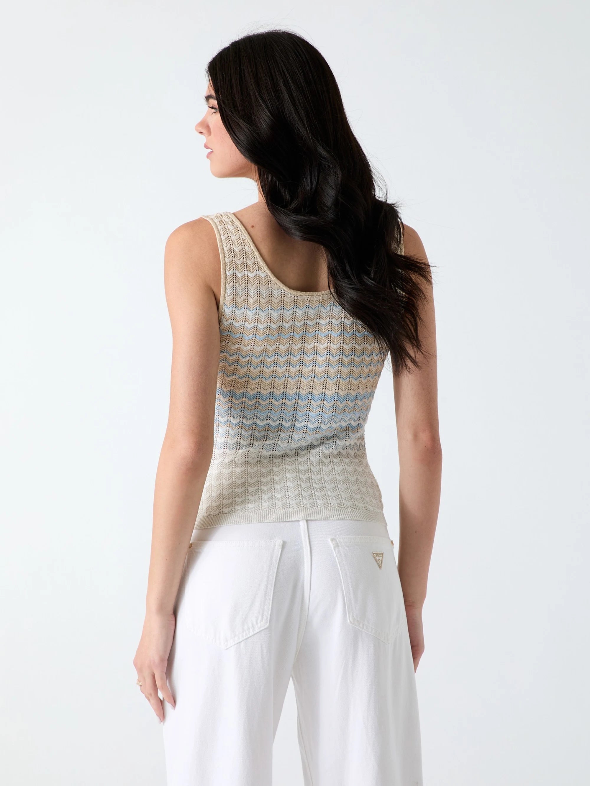 Light Blue Beige And Whit